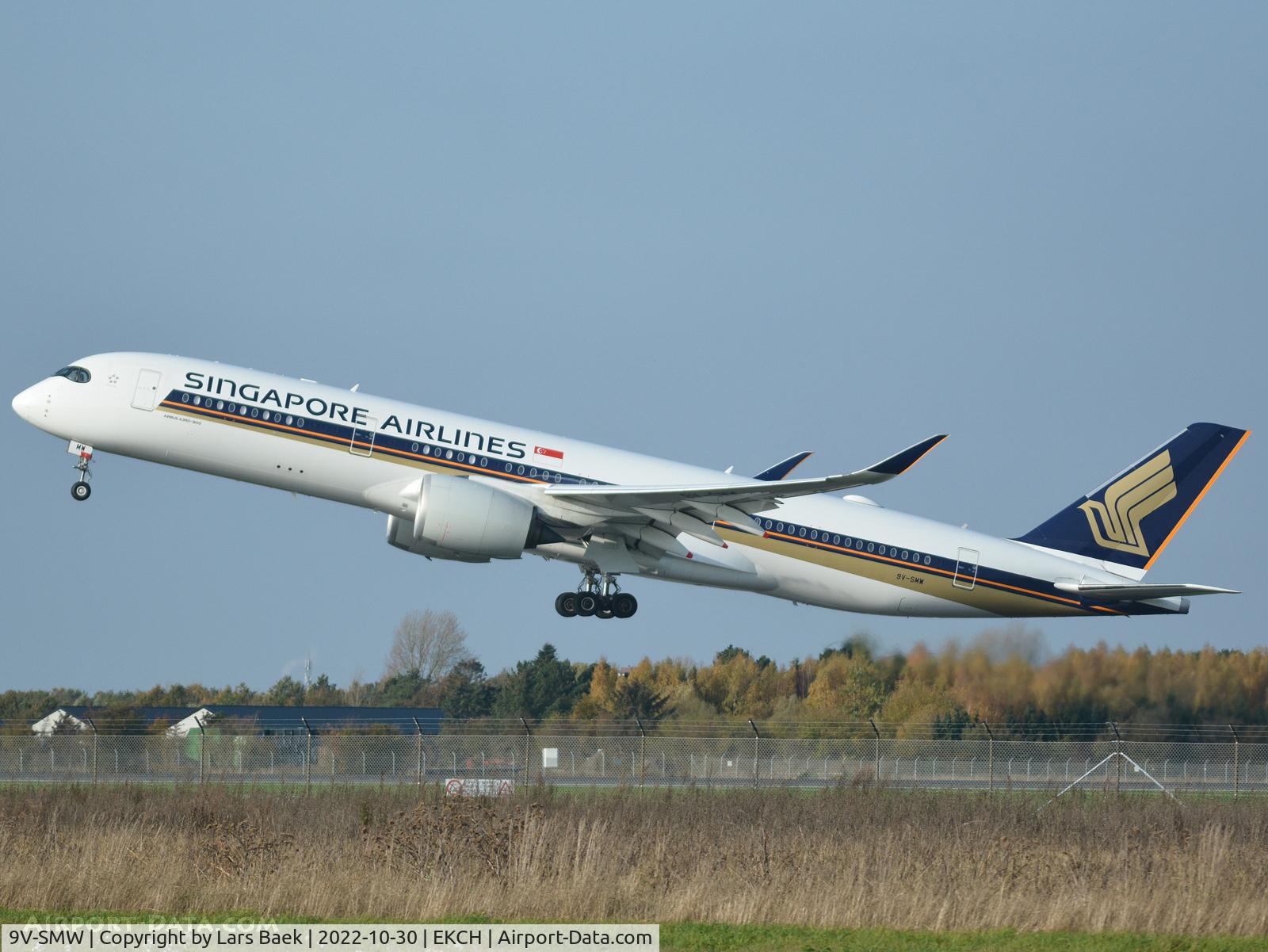 9V-SMW, 2019 Airbus A350-941 C/N 341, RWY22R from St. Magleby
