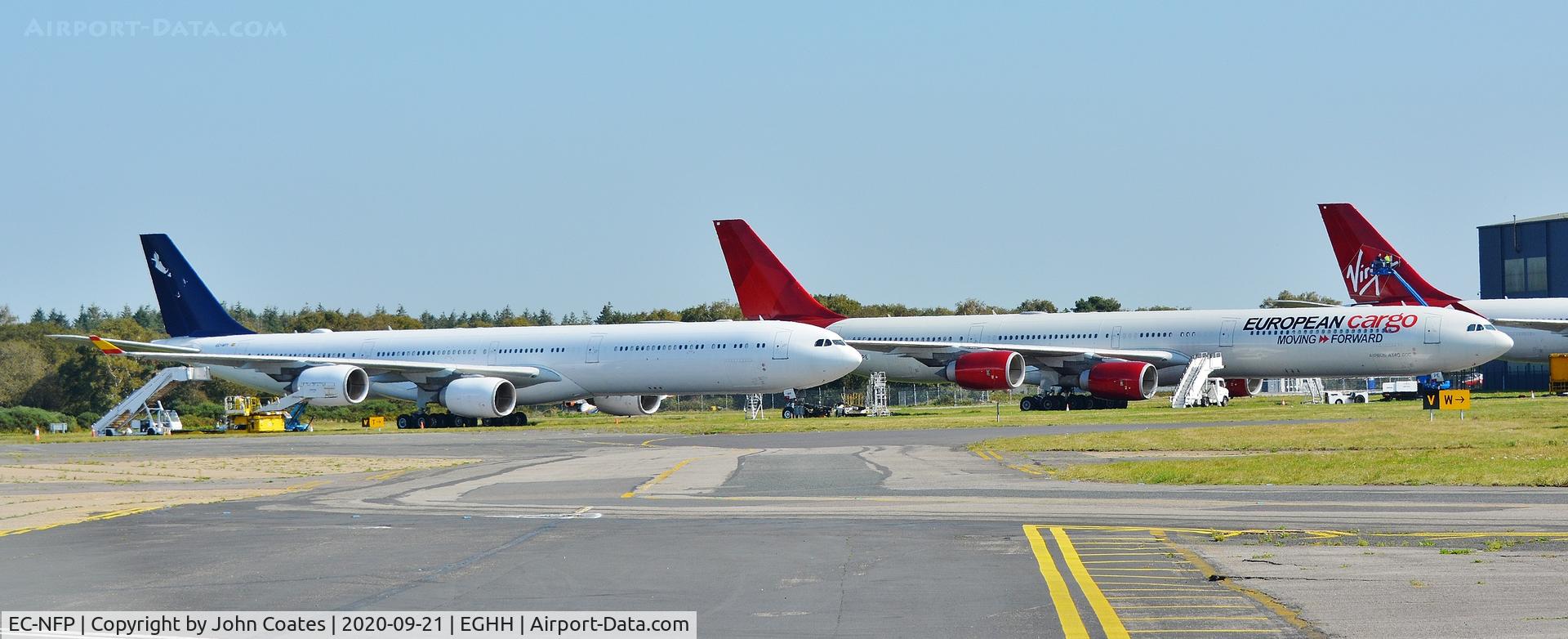 EC-NFP, 2008 Airbus A340-642X C/N 933, Just joined the European Cargo fleet. To become G-ECLA and leave fleet to become C5-MIC