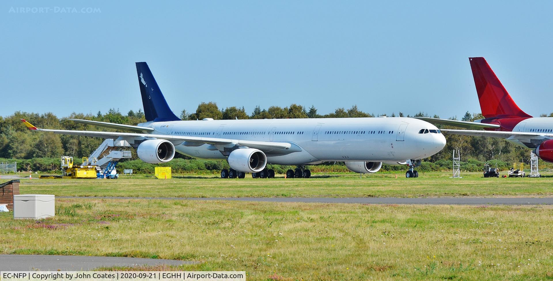 EC-NFP, 2008 Airbus A340-642X C/N 933, To become G-ECLA and then C5-MIC