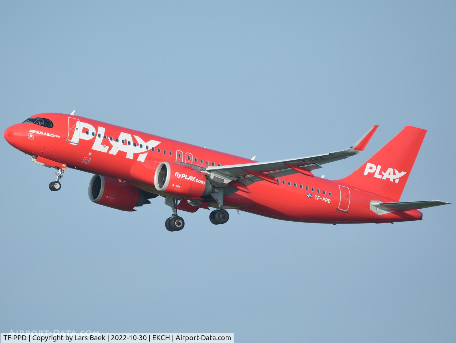 TF-PPD, 2017 Airbus A320-251N C/N 7576, RW22R from St. Magleby