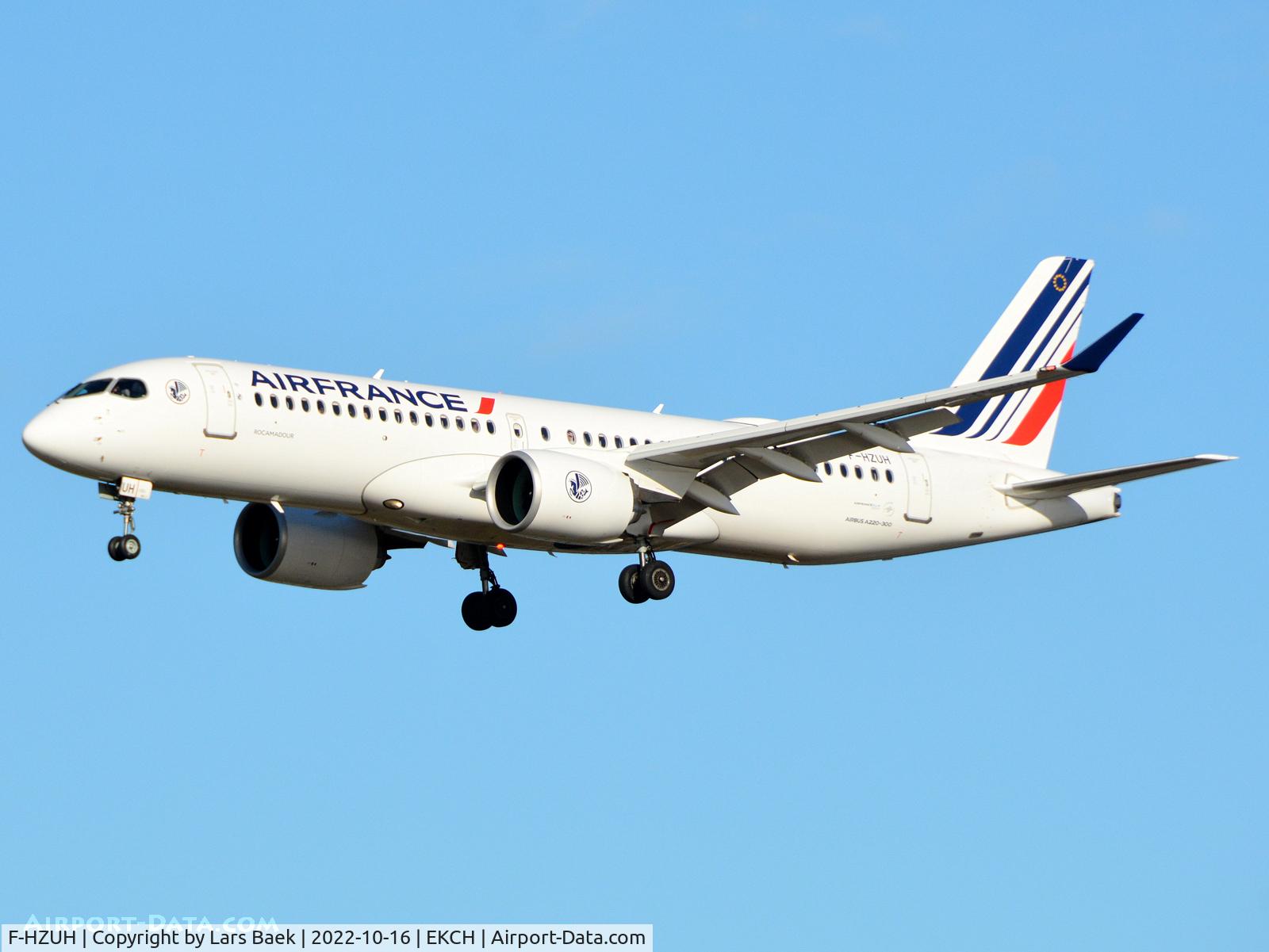 F-HZUH, 2022 Airbus A220-300 C/N 55157, RWY22L