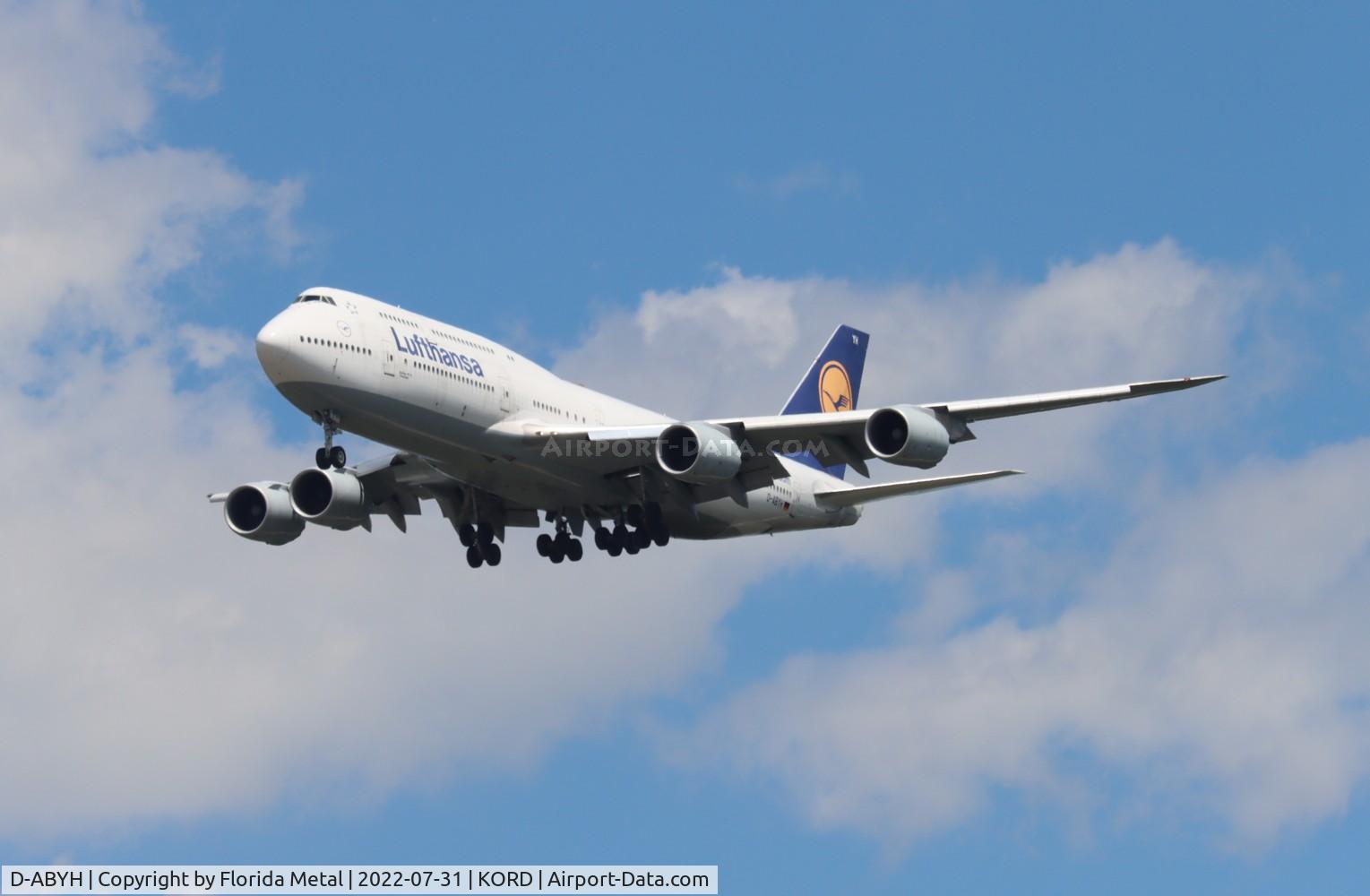 D-ABYH, 2013 Boeing 747-830 C/N 37832, ORD 2022