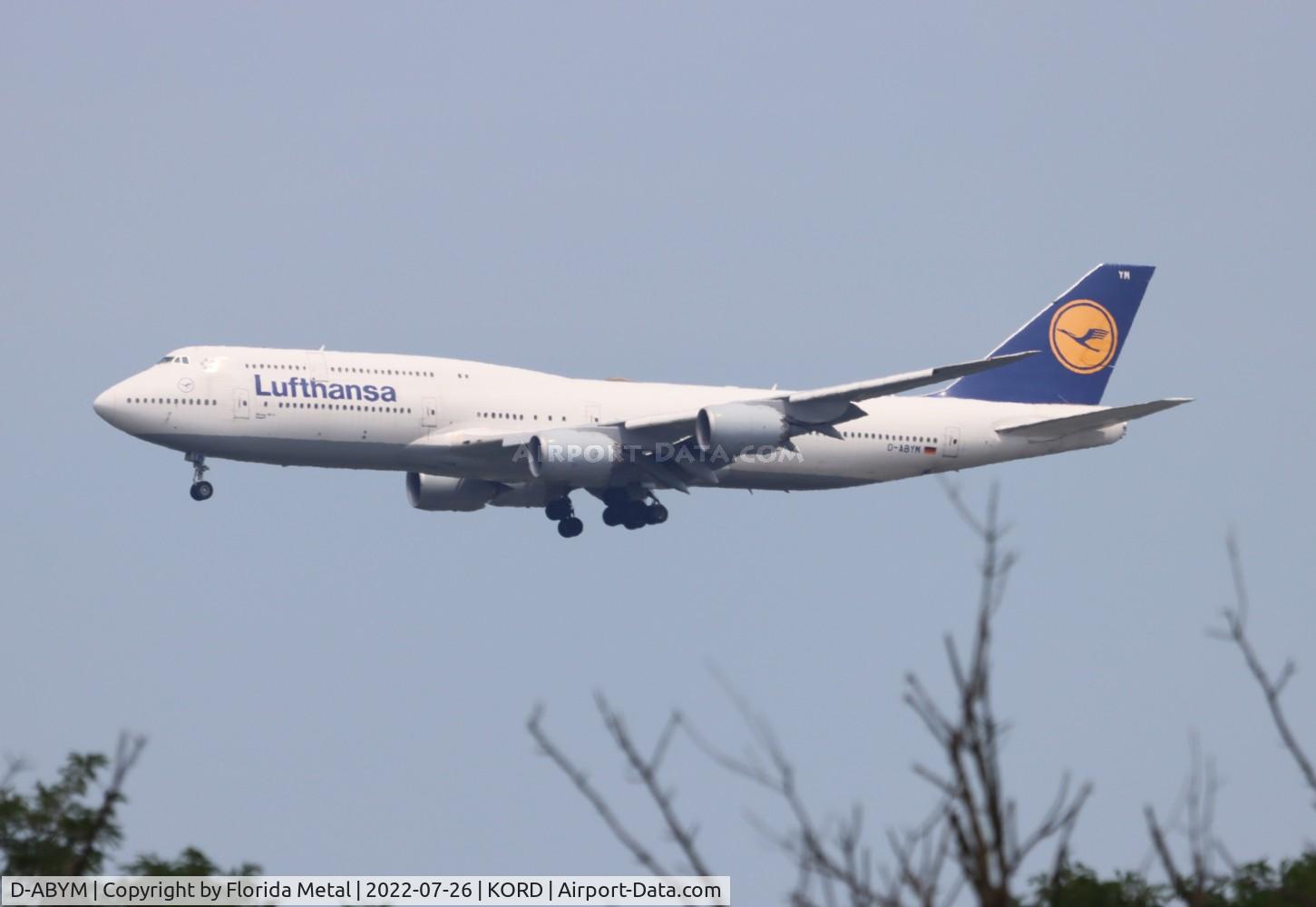 D-ABYM, 2014 Boeing 747-830 C/N 37837, ORD 2022