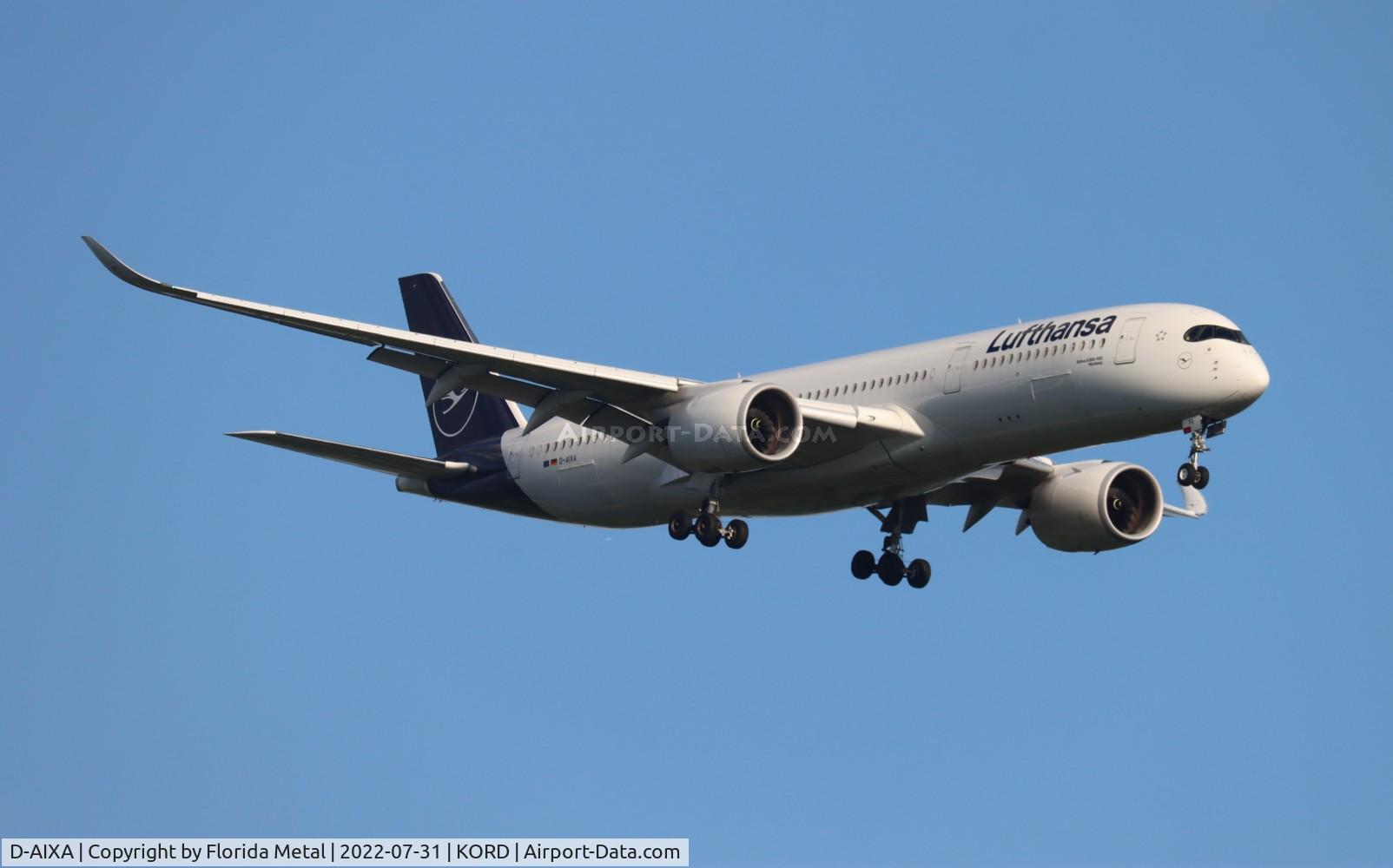 D-AIXA, 2016 Airbus A350-941 C/N 074, ORD 2022