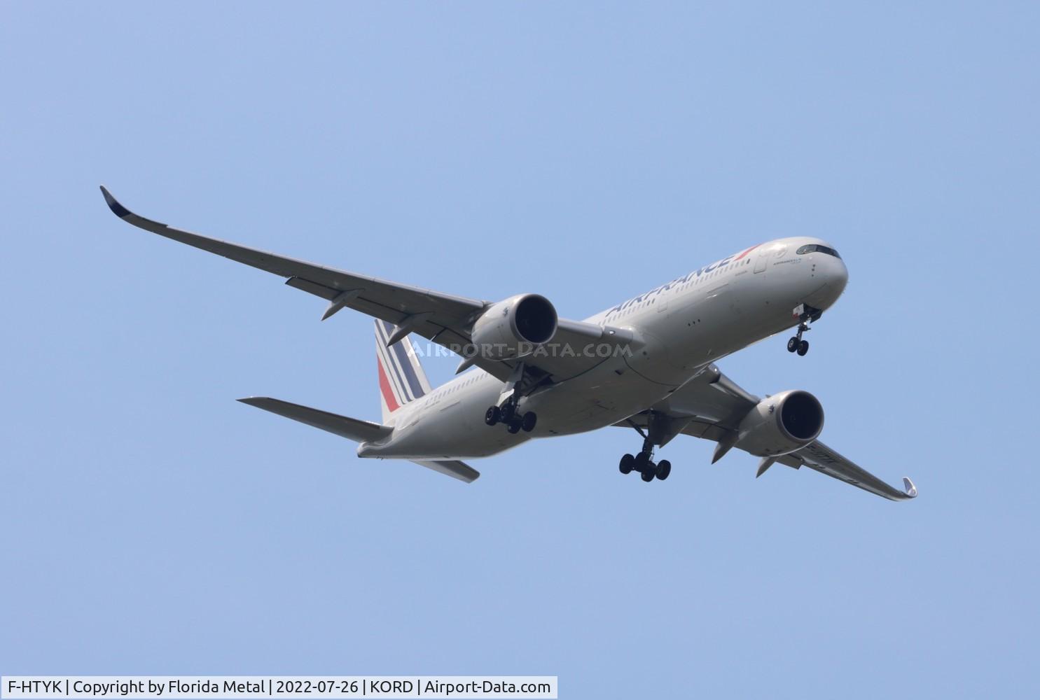 F-HTYK, 2021 Airbus A350-941 C/N 502, ORD 2022
