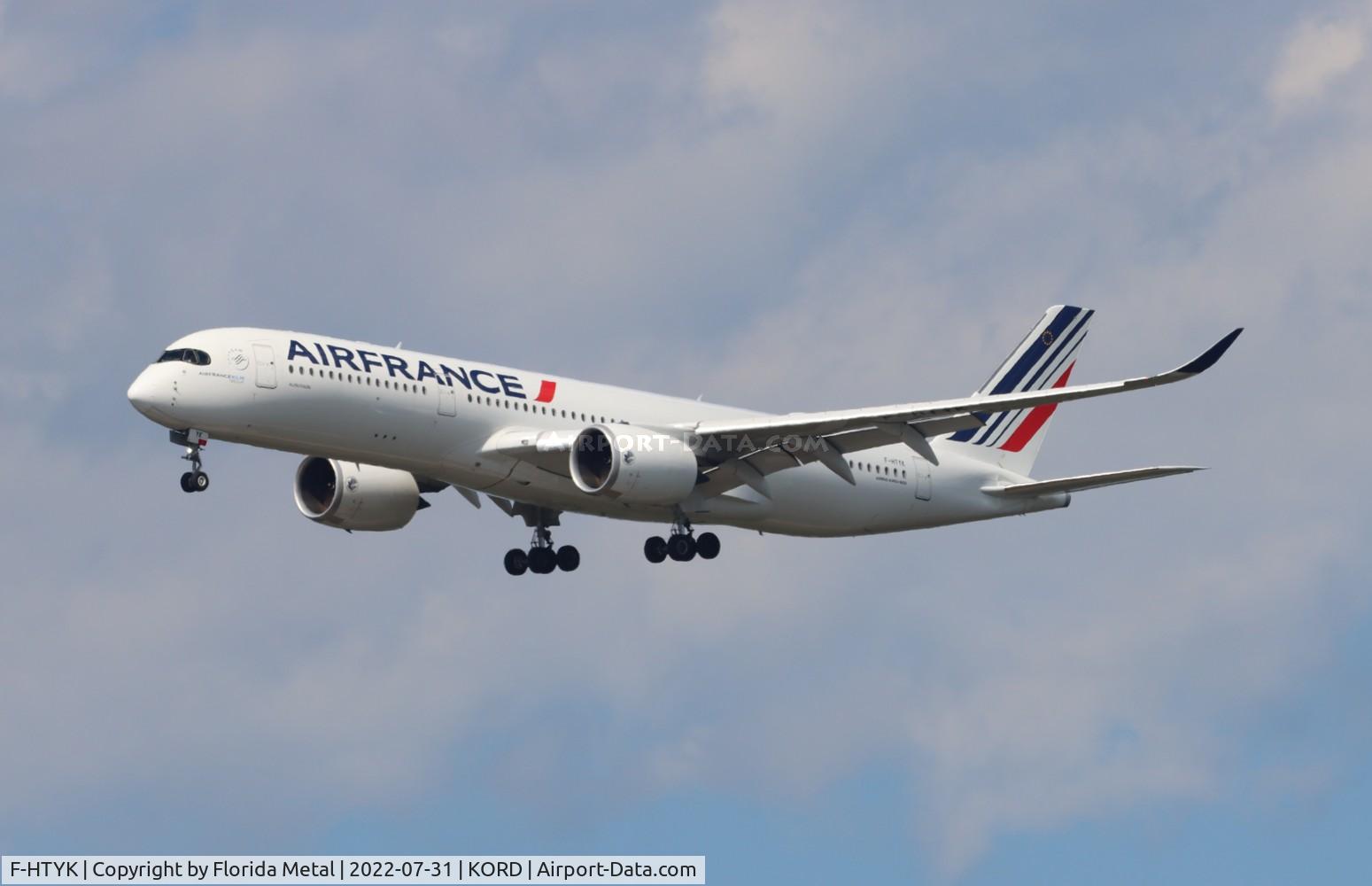 F-HTYK, 2021 Airbus A350-941 C/N 502, Air France