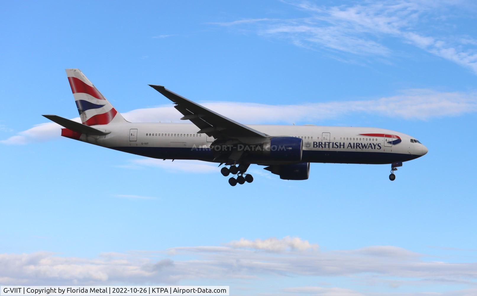 G-VIIT, 1999 Boeing 777-236 C/N 29962, TPA 2022