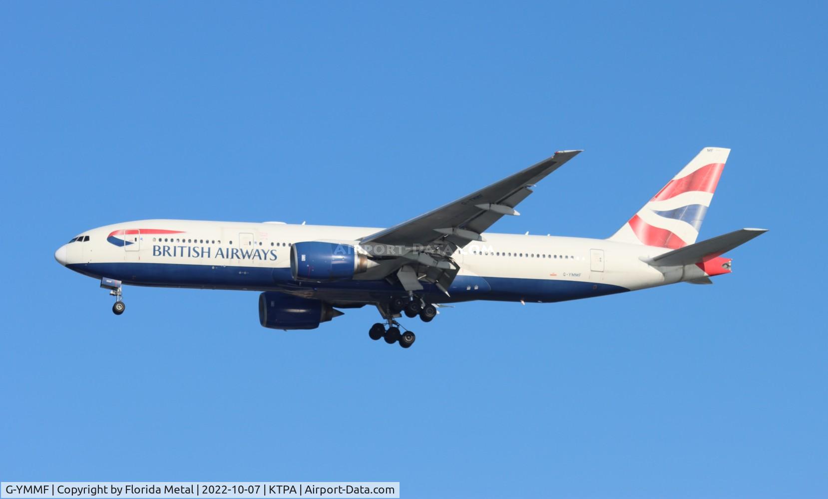 G-YMMF, 2000 Boeing 777-236 C/N 30307, TPA 2022
