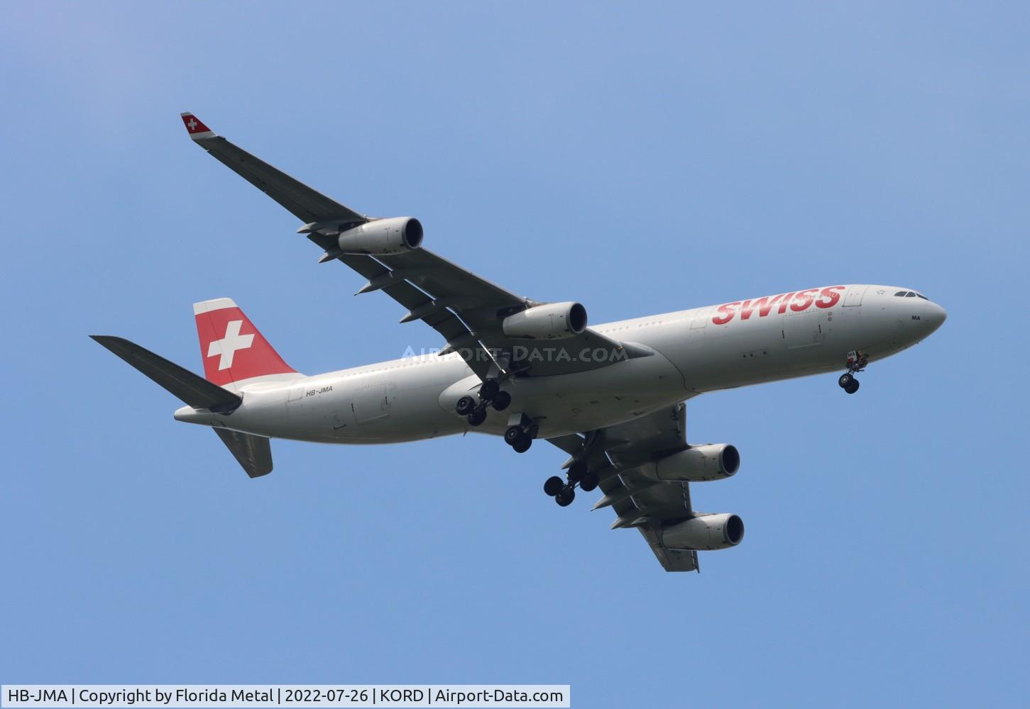 HB-JMA, 2003 Airbus A340-313 C/N 538, Swiss