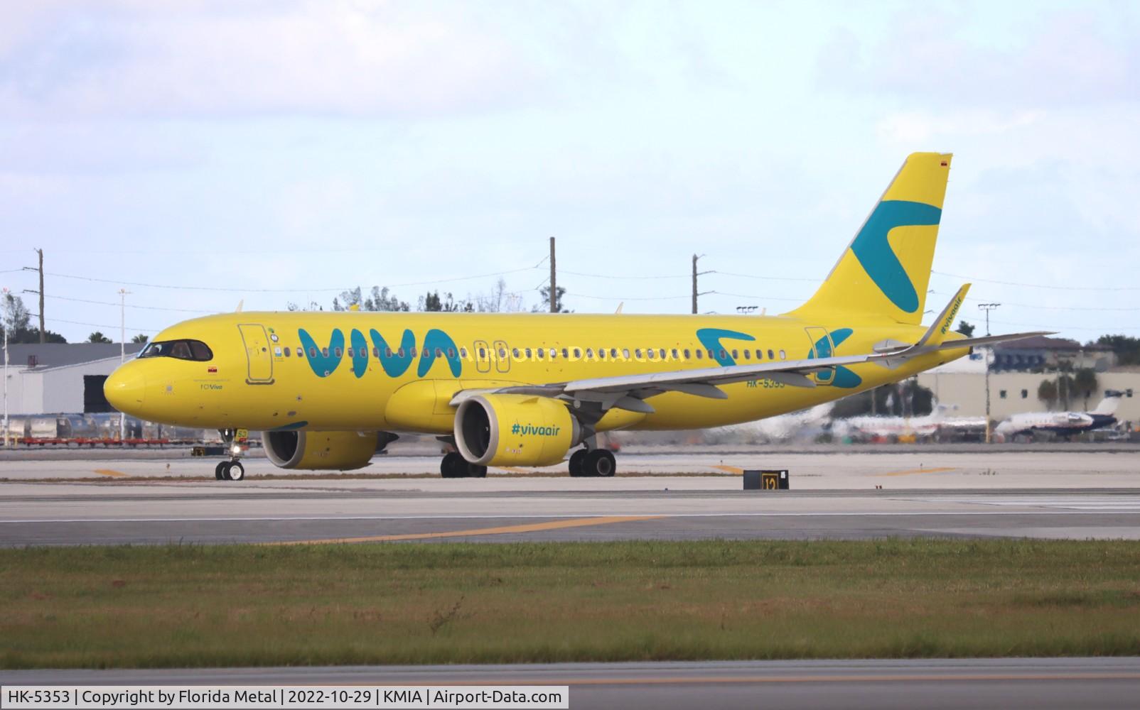 HK-5353, 2020 Airbus A320-251N C/N 10172, MIA 2022