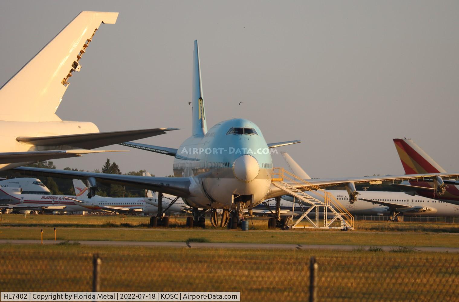 HL7402, 1998 Boeing 747-4B5 C/N 26407, OSC Other Michigan Airports 2022