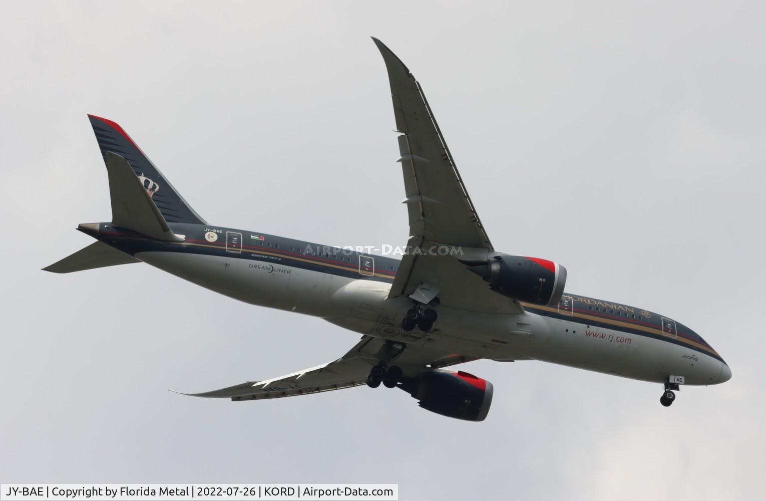 JY-BAE, 2014 Boeing 787-8 Dreamliner Dreamliner C/N 37166, ORD 2022