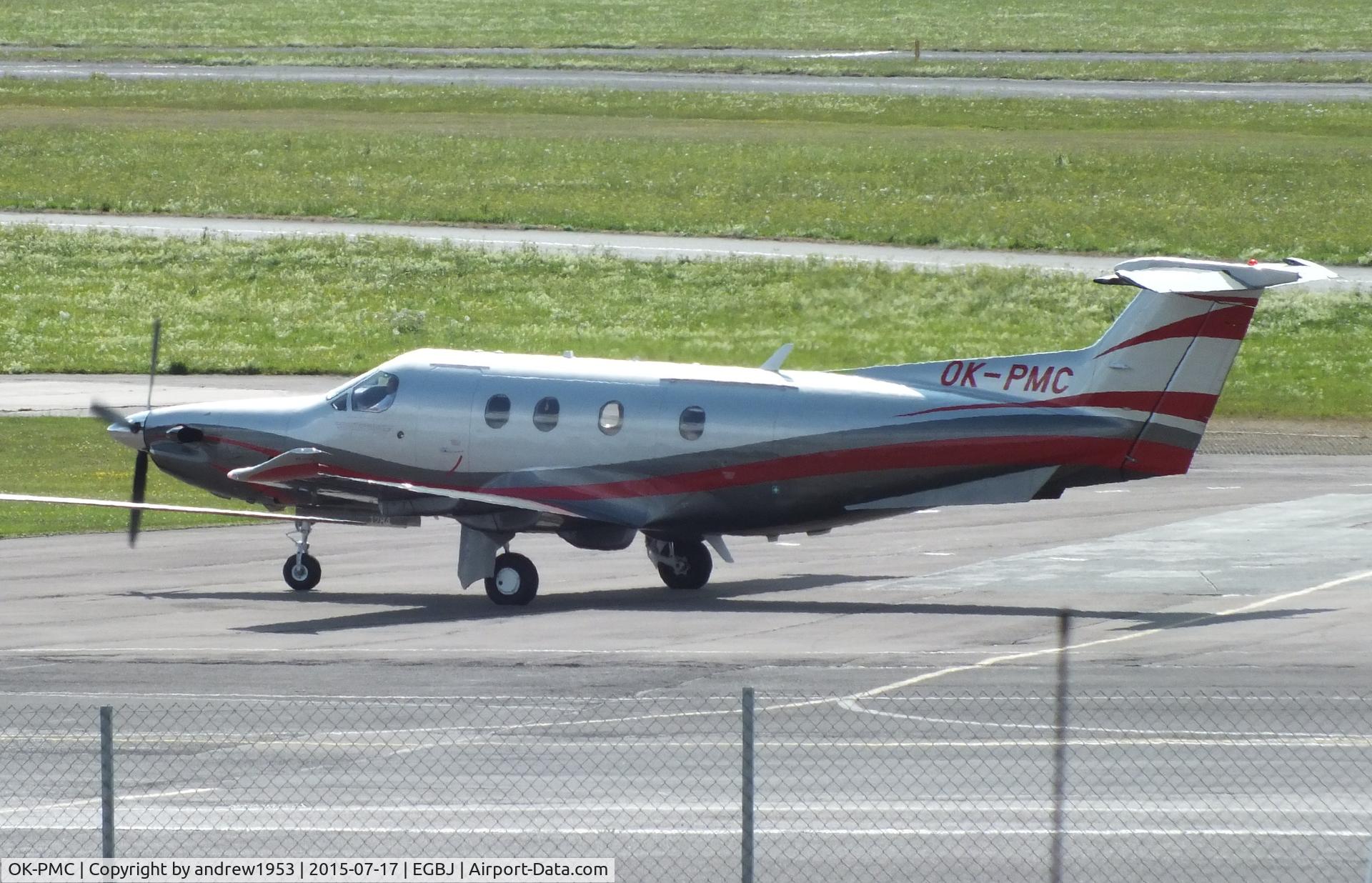 OK-PMC, 2011 Pilatus PC-12/47E C/N 1284, OK-PMC at Gloucestershire Airport.