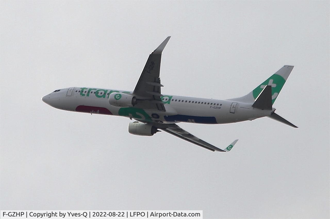 F-GZHP, 2000 Boeing 737-8K2 C/N 44566, Boeing 737-8K2, Climbing from rwy 24, Paris-Orly Airport (LFPO-ORY)