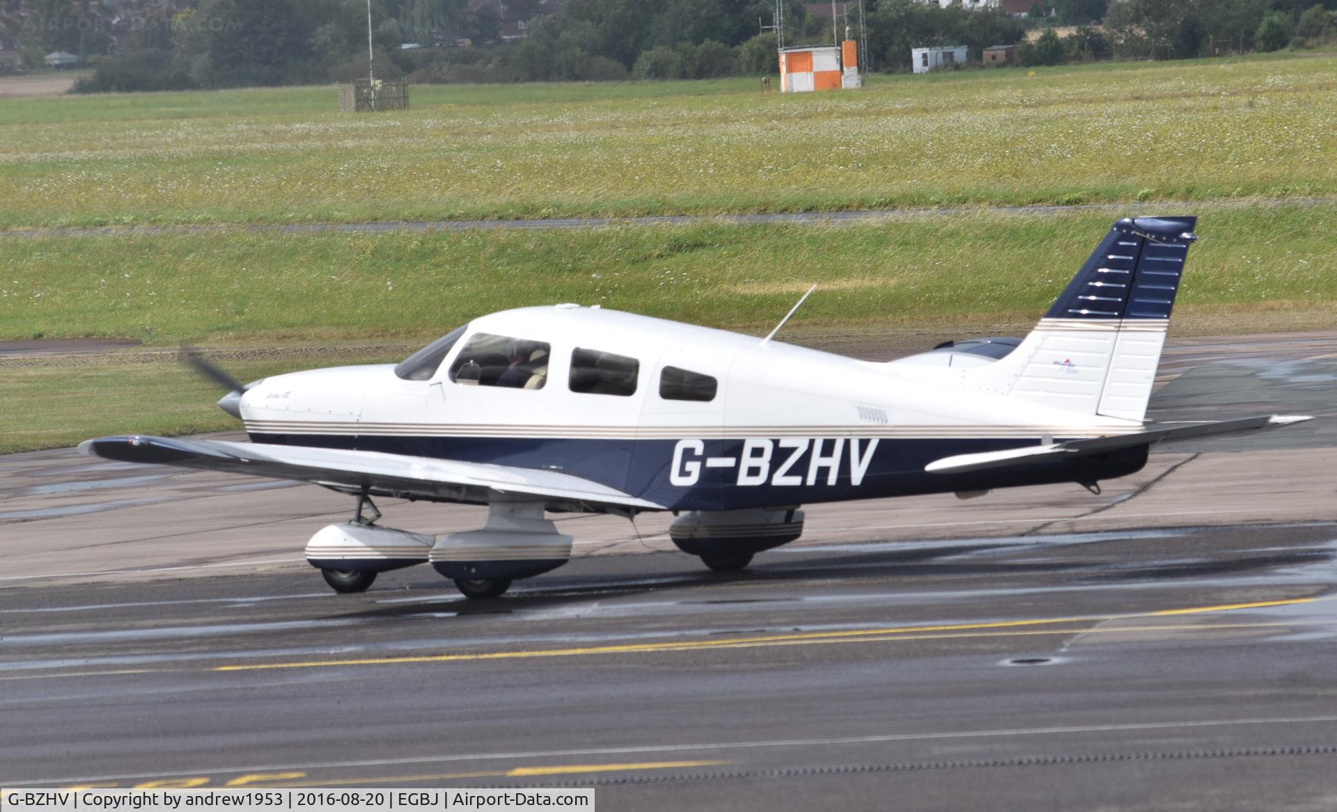 G-BZHV, 2000 Piper PA-28-181 Cherokee Archer III C/N 2843382, G-BZHV at Gloucestershire Airport.