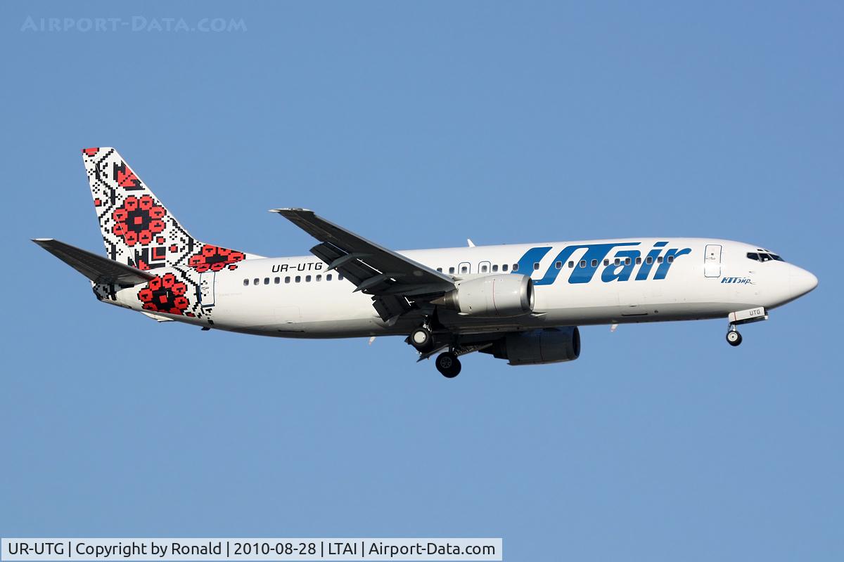 UR-UTG, 1995 Boeing 737-4Q8 C/N 25377, at ayt