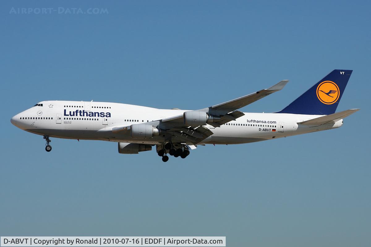 D-ABVT, 1997 Boeing 747-430 C/N 28287, at fra