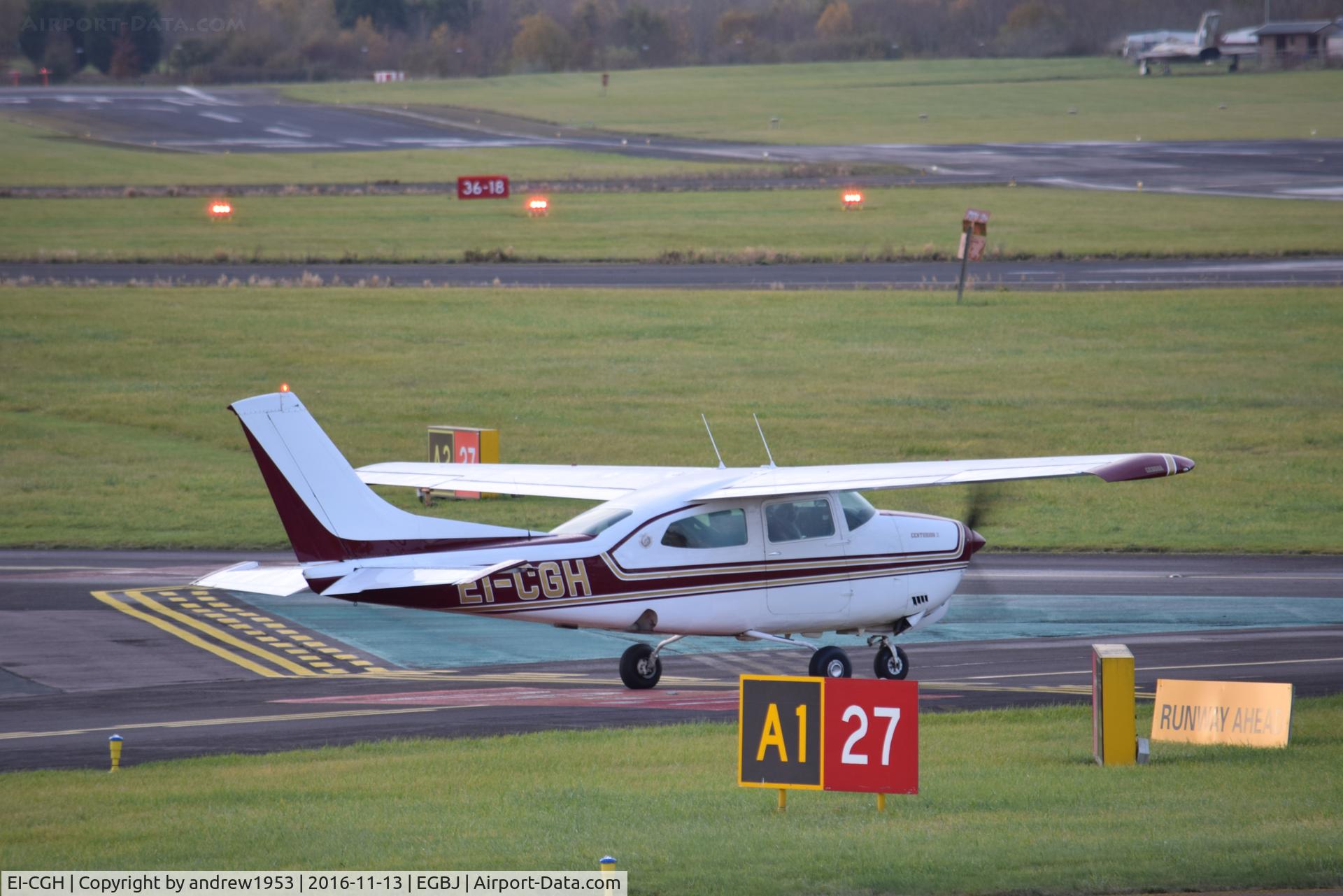 EI-CGH, Cessna 210N Centurion C/N 21063524, EI-CGH at Gloucestershire Airport.