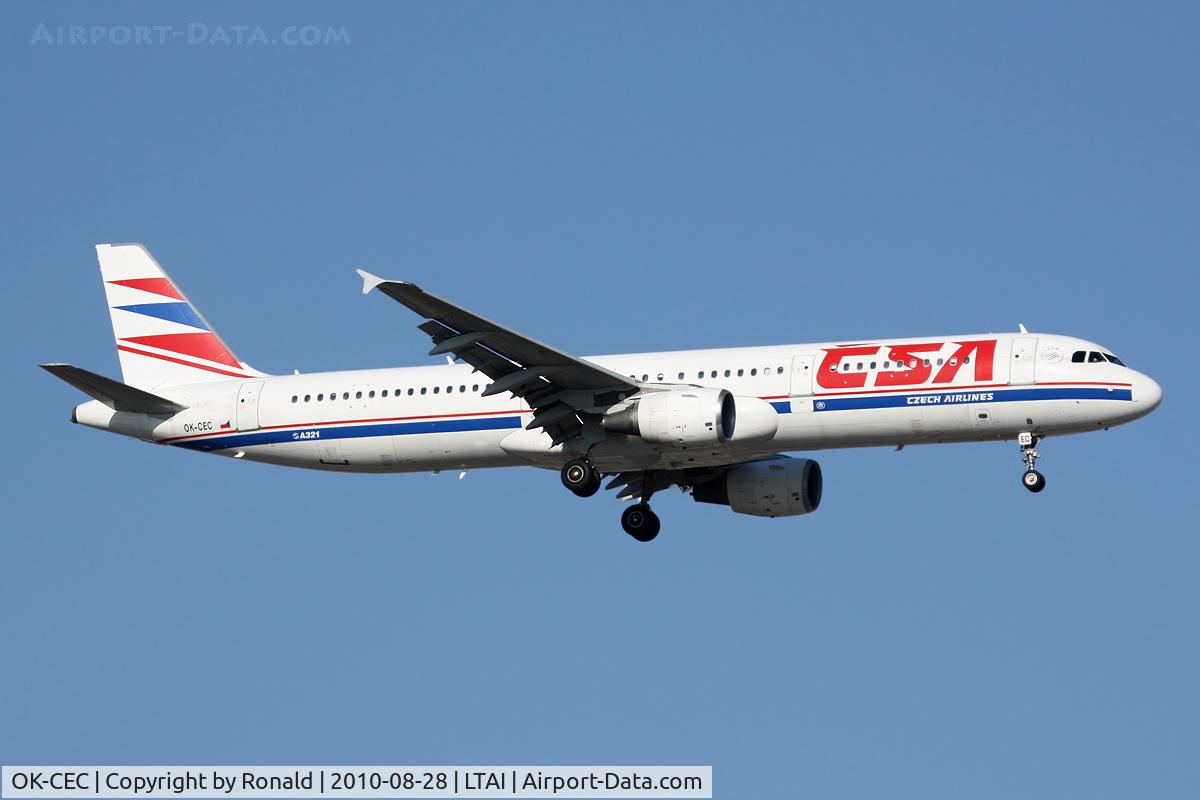 OK-CEC, 1997 Airbus A321-211 C/N 674, at ayt