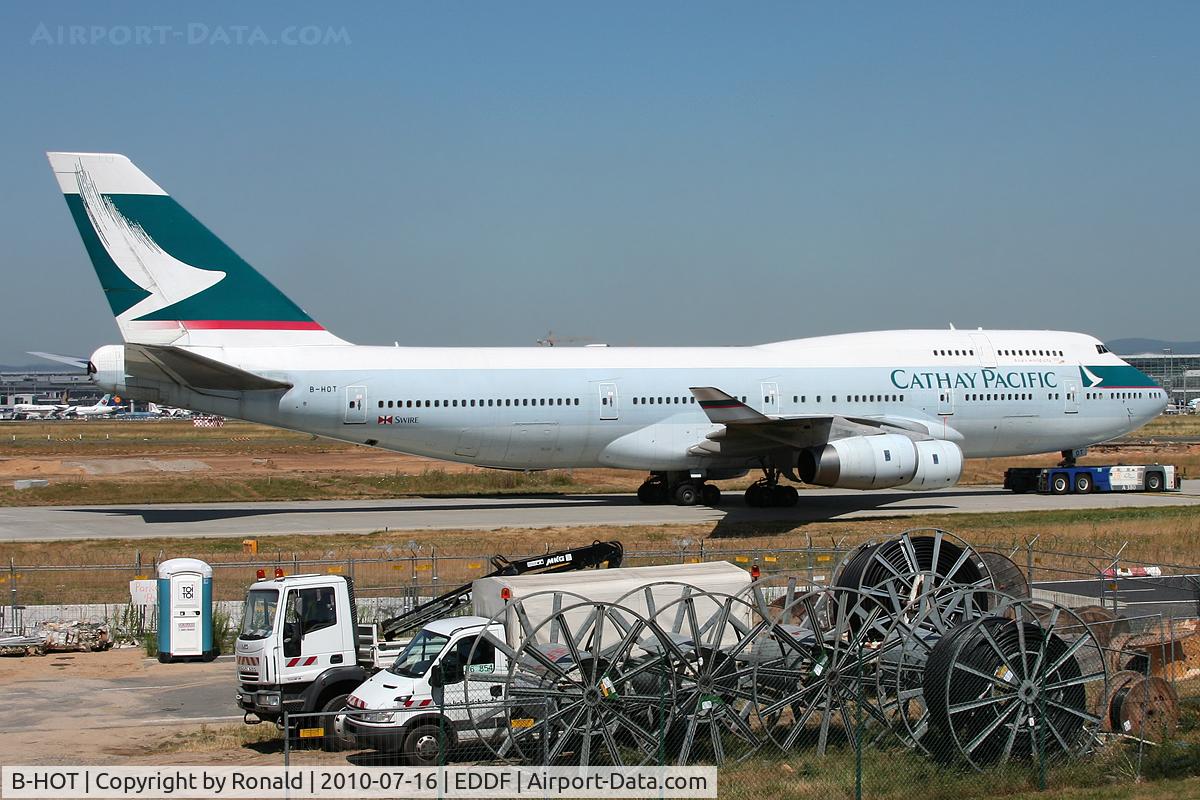B-HOT, 1990 Boeing 747-467 C/N 24851, at fra