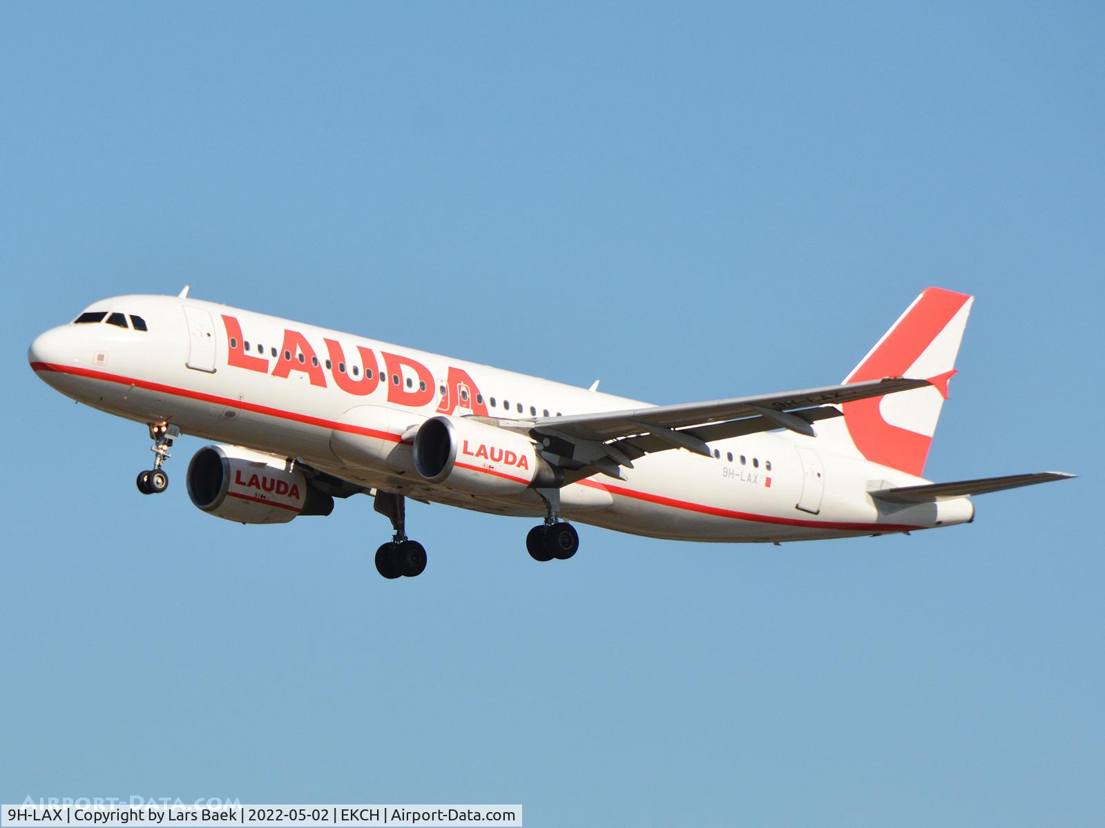 9H-LAX, 2007 Airbus A320-214 C/N 3272, RWY22L from 