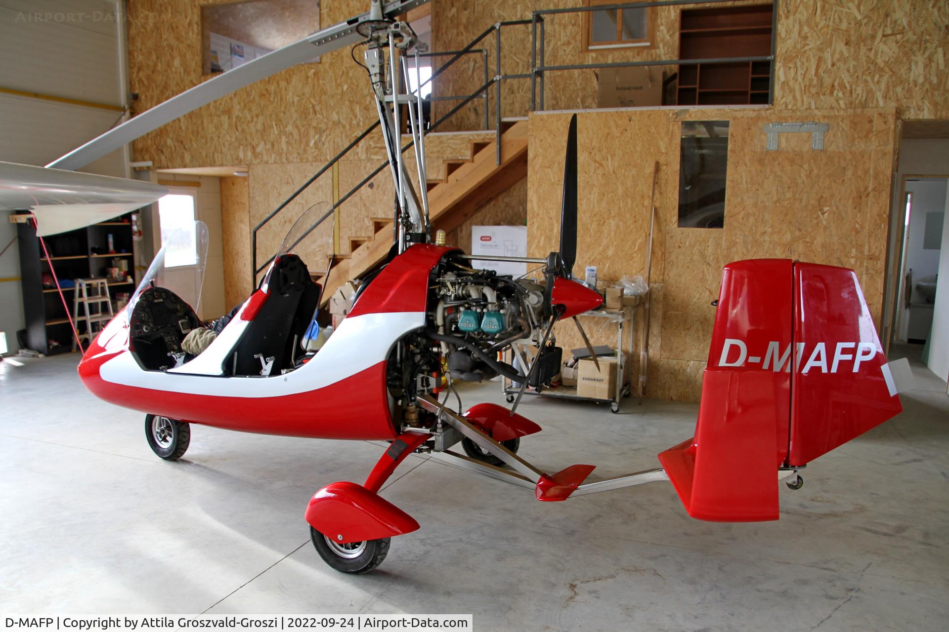 D-MAFP, AutoGyro MTOsport C/N D10S25, Becsehely, Mura Airport, Hungary - One-Two-Fly.hu service hangar