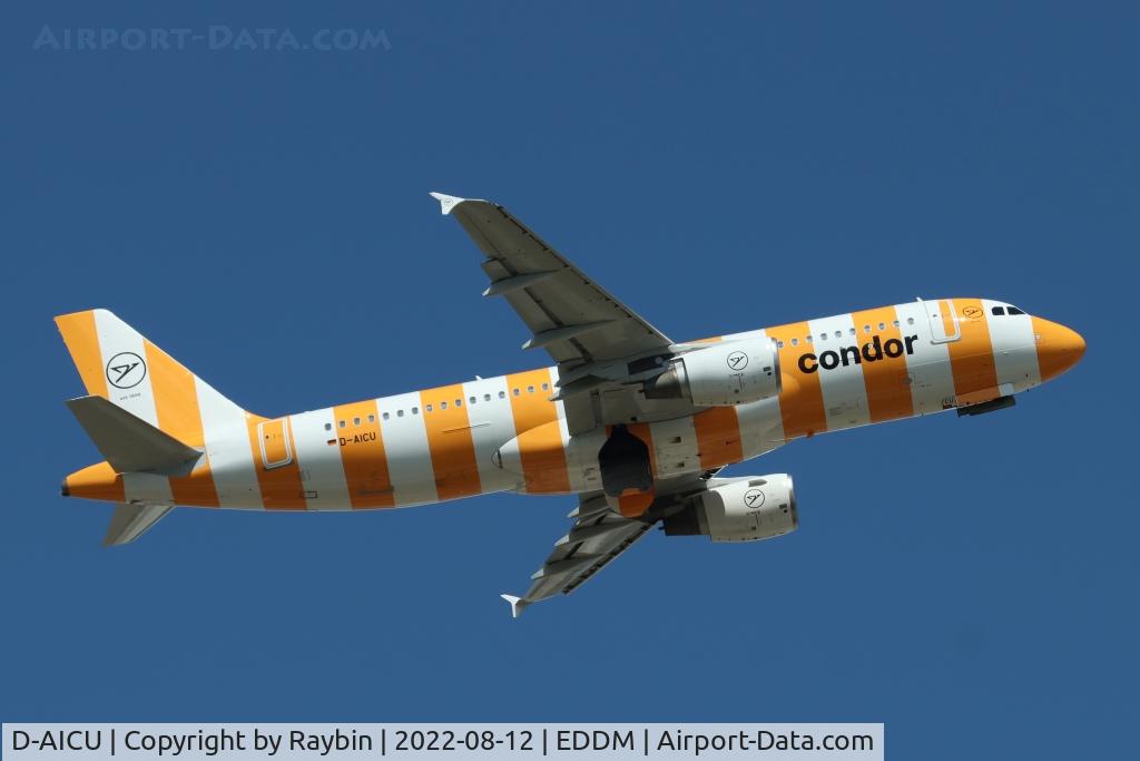 D-AICU, 2009 Airbus A320-214 C/N 3767, Condor with the new livery, one of many colorfull stripe designs