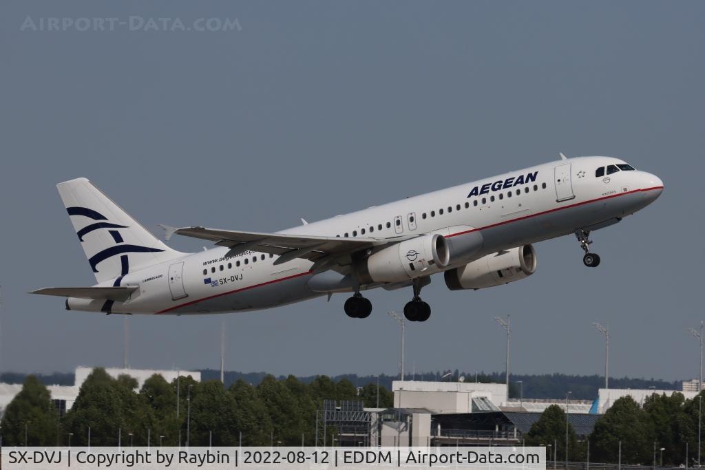 SX-DVJ, 2007 Airbus A320-232 C/N 3365, Aegean old livery