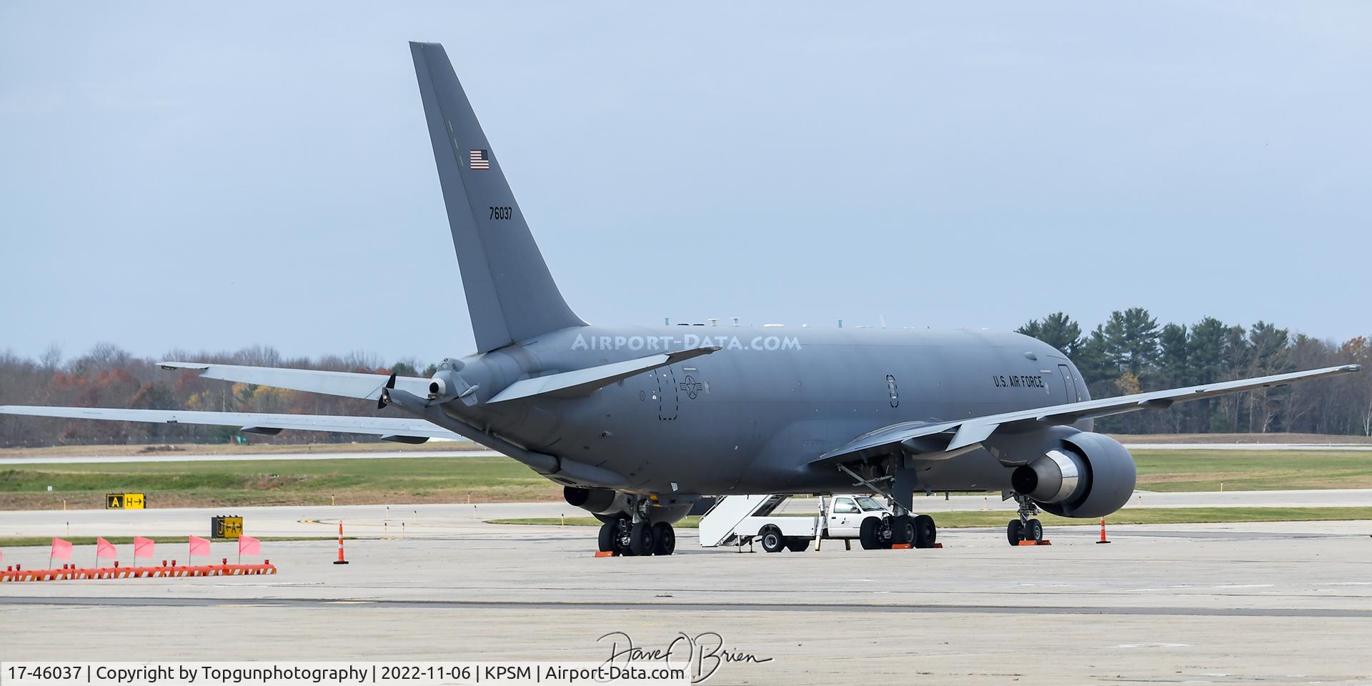 17-46037, 2017 Boeing KC-46A Pegasus C/N 41984, ADVICE30 on the ramp for CAP duty