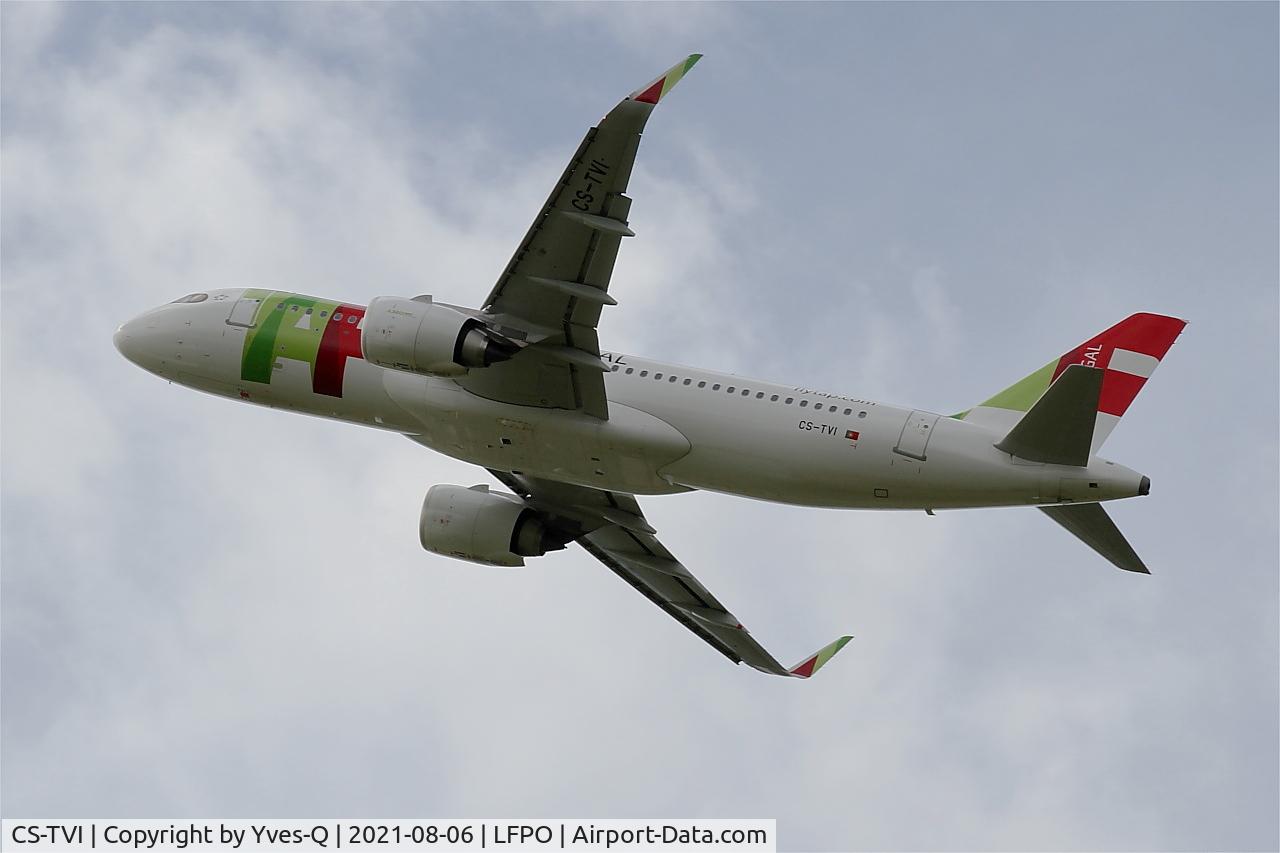 CS-TVI, 2021 Airbus A320-251N C/N 10338, Airbus A320-251N, Climbing from rwy 24, Paris Orly Airport (LFPO-ORY)