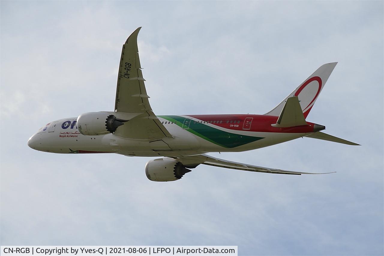 CN-RGB, 2014 Boeing 787-8 Dreamliner C/N 43817, Boeing 787-8 Dreamliner, Climbing from rwy 24,Paris Orly airport (LFPO-ORY)