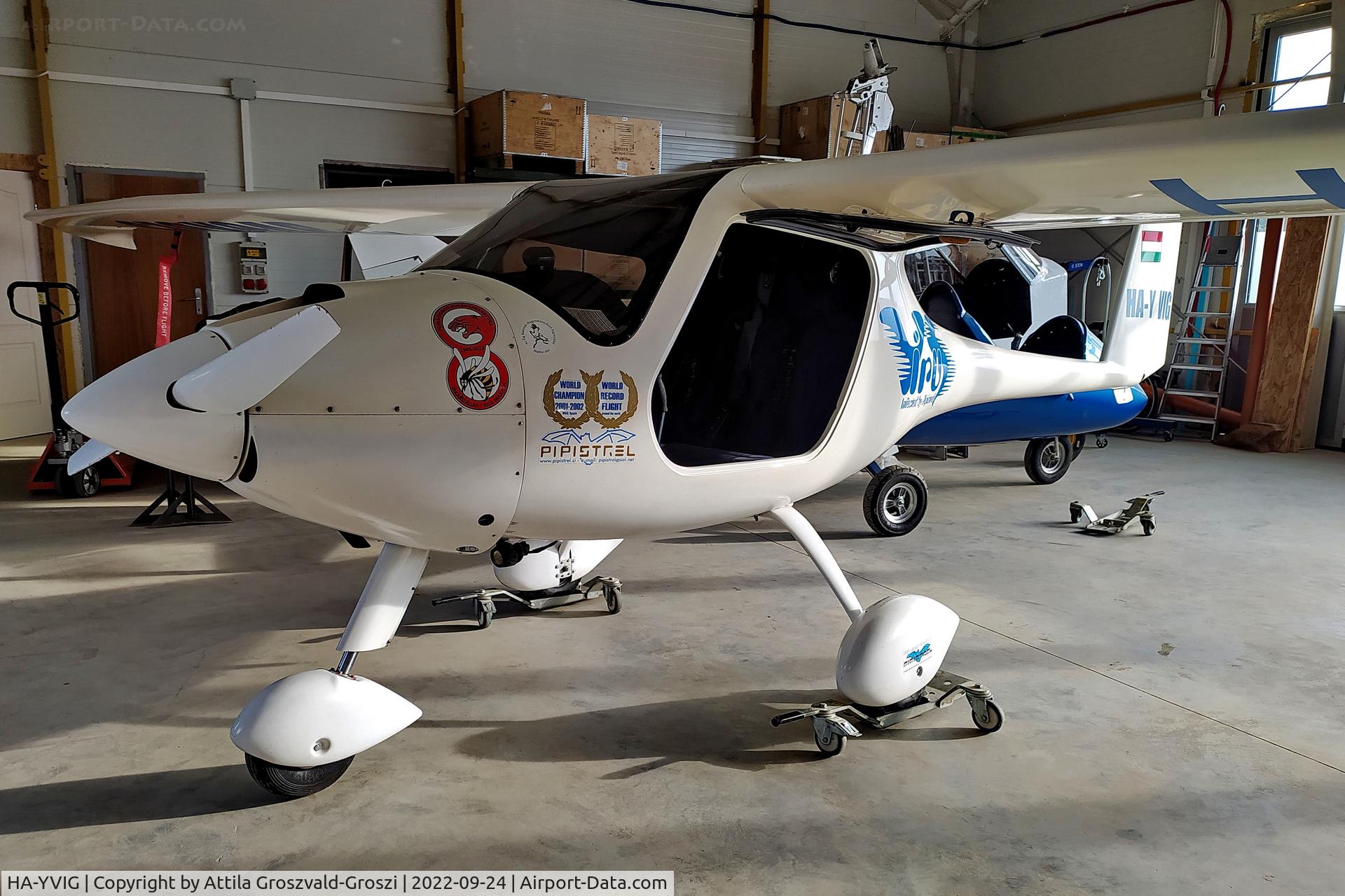 HA-YVIG, Pipistrel Virus 912 C/N 037V9120601, Becsehely, Mura Airport, Hungary - One-Two-Fly.hu service hangar