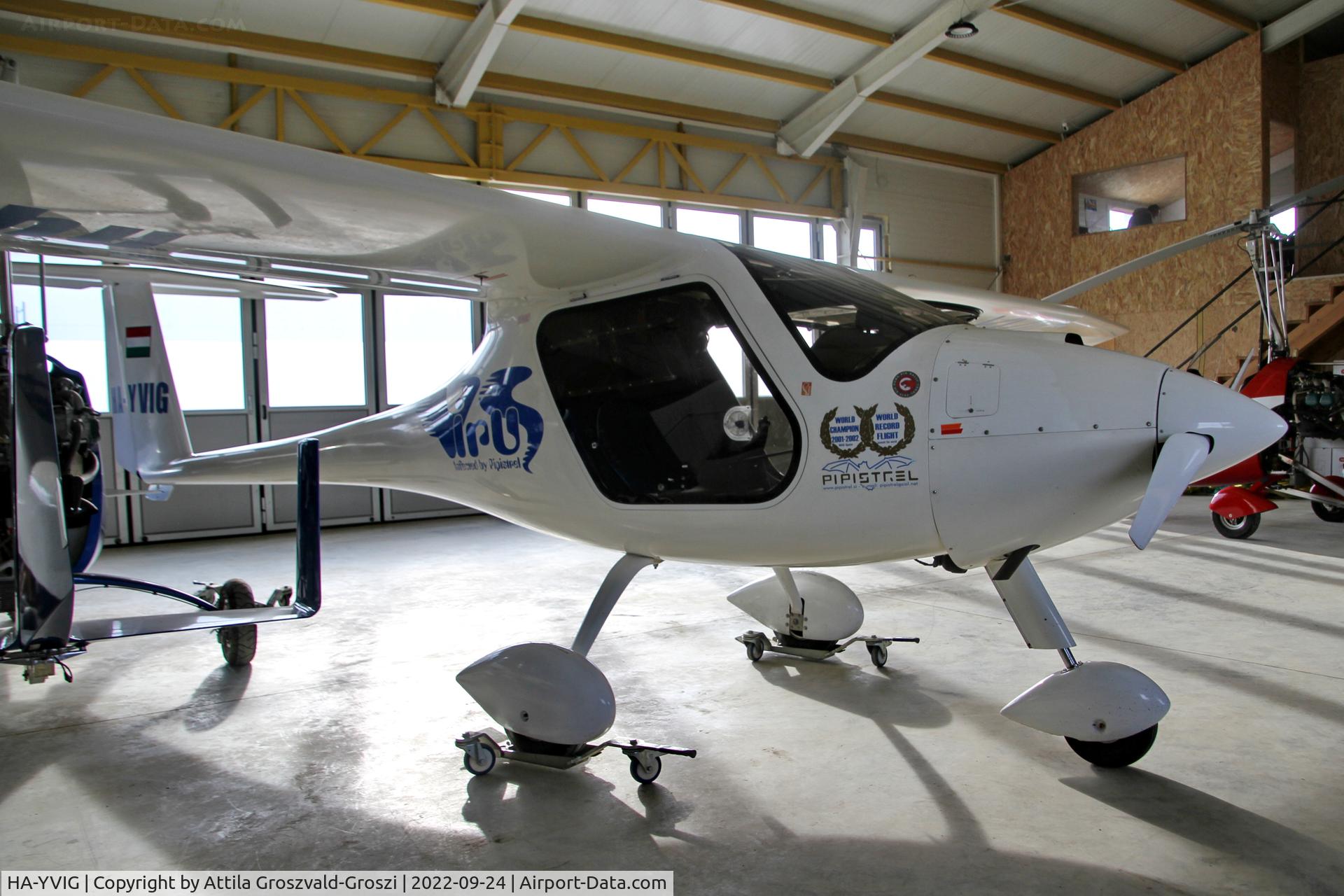 HA-YVIG, Pipistrel Virus 912 C/N 037V9120601, Becsehely, Mura Airport, Hungary - One-Two-Fly.hu service hangar