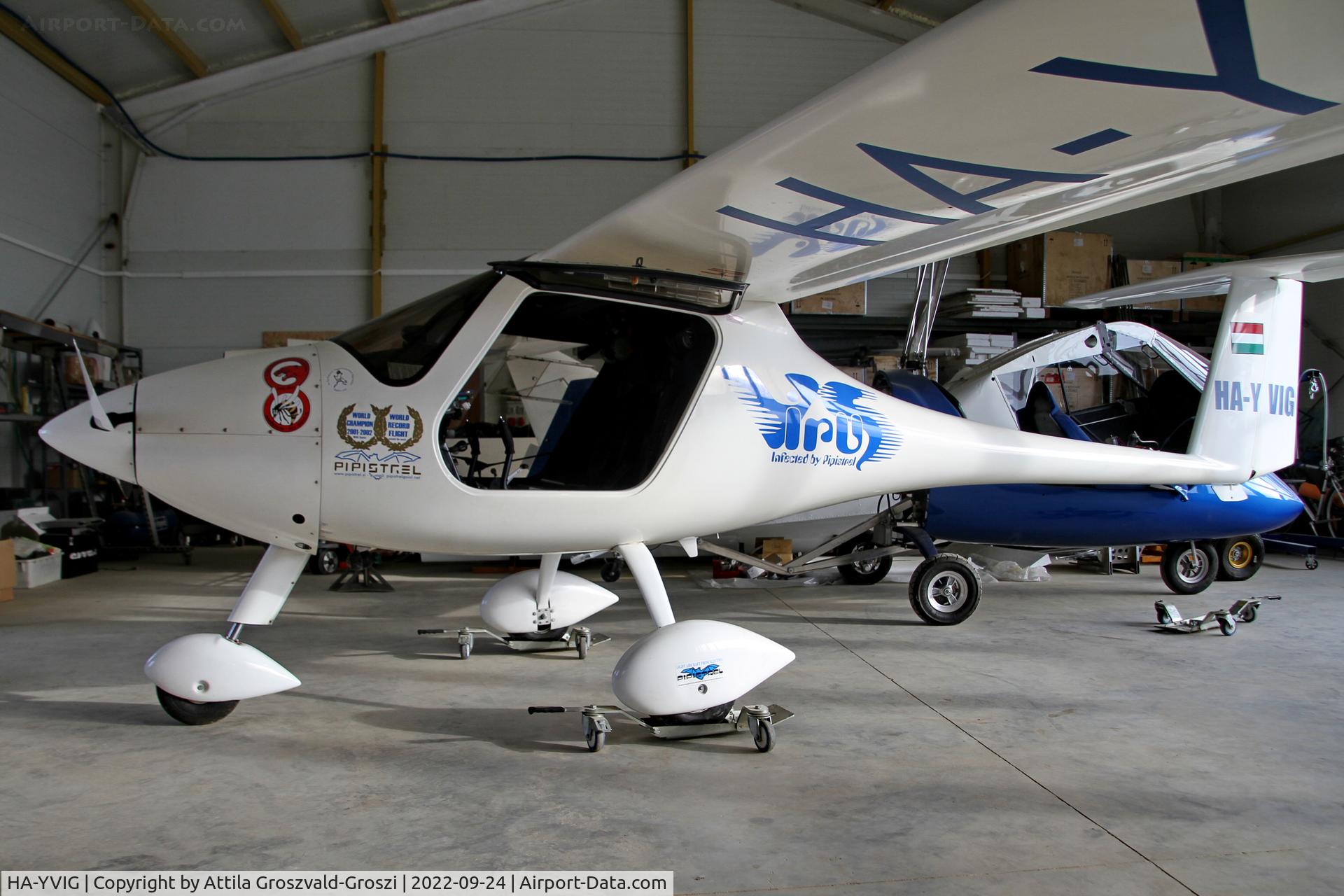 HA-YVIG, Pipistrel Virus 912 C/N 037V9120601, Becsehely, Mura Airport, Hungary - One-Two-Fly.hu service hangar