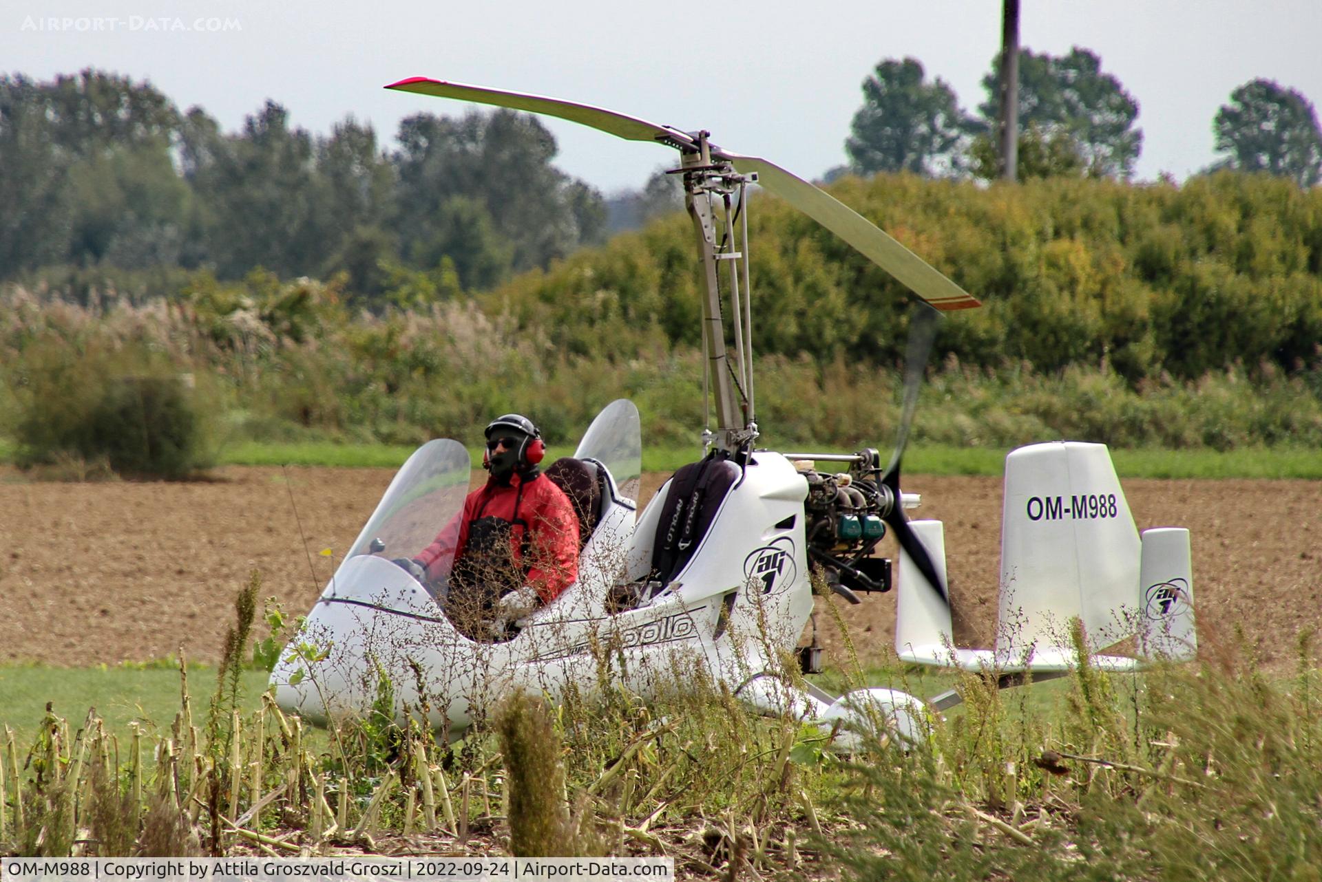 OM-M988, 2014 Halley Apollo Gyro AG-1 C/N 030714, Becsehely, Mura Airport, Hungary