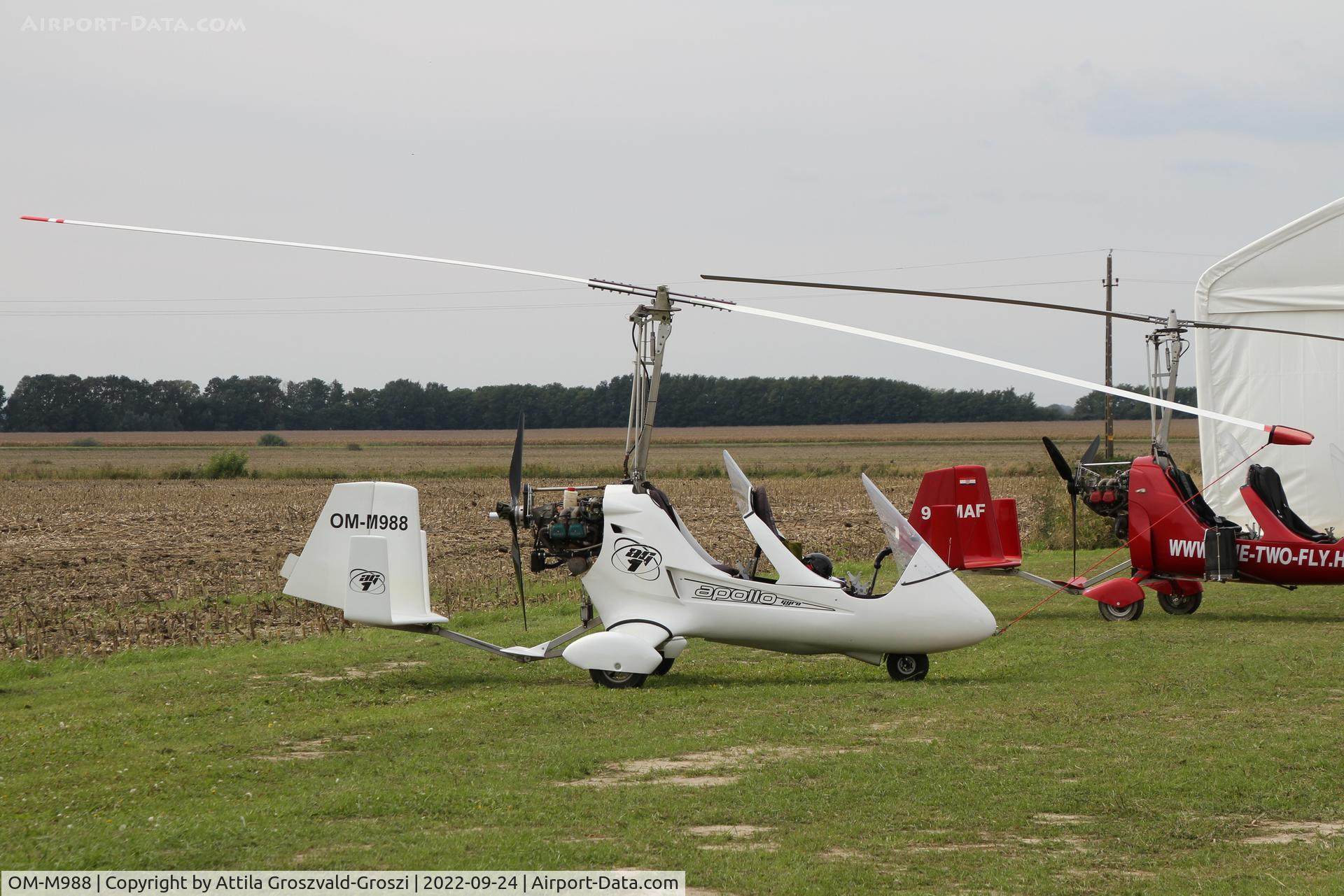 OM-M988, 2014 Halley Apollo Gyro AG-1 C/N 030714, Becsehely, Mura Airport, Hungary