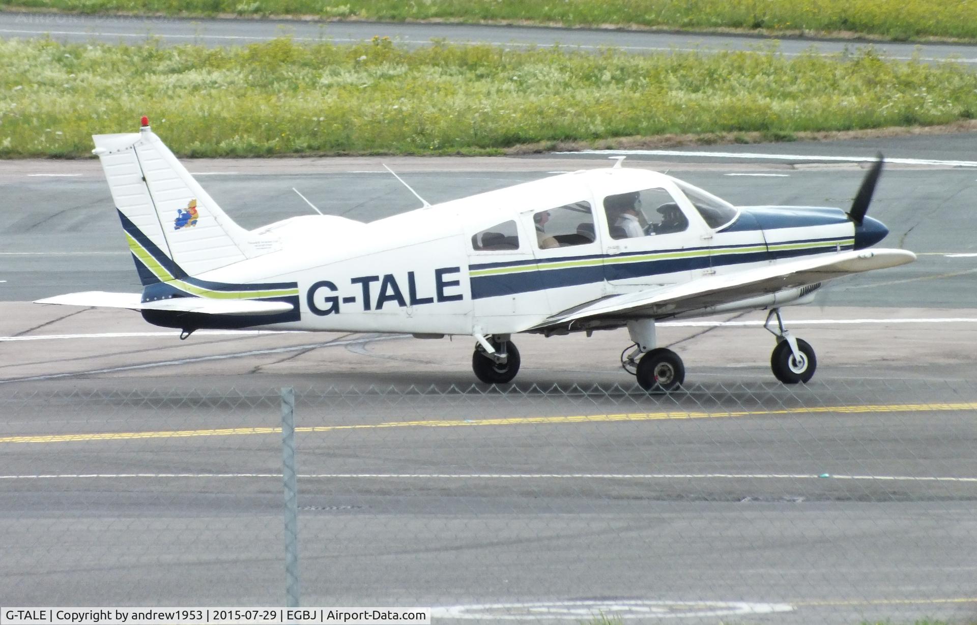G-TALE, 1981 Piper PA-28-181 Cherokee Archer II C/N 28-8290048, G-TALE at Gloucestershire Airport.