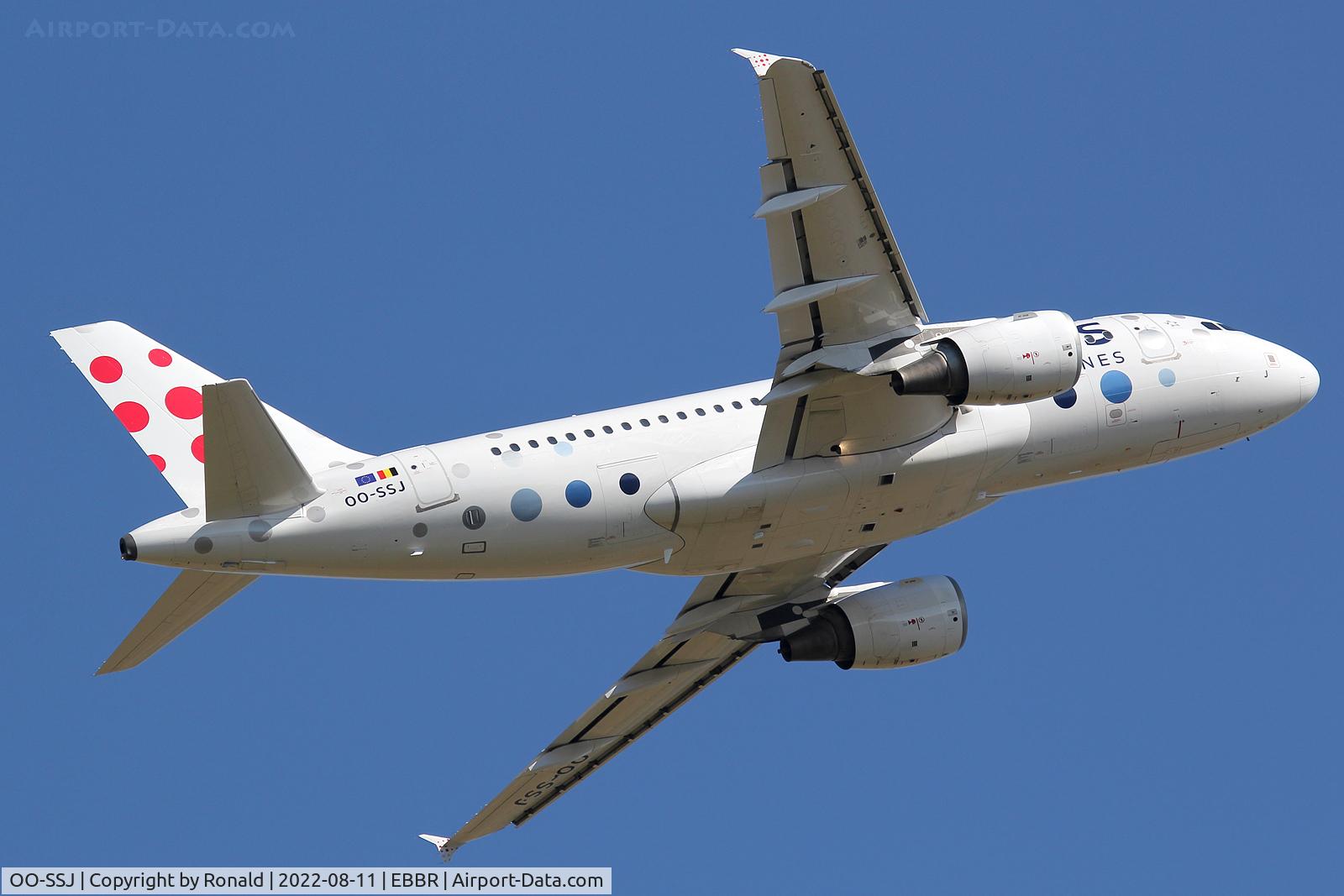 OO-SSJ, 2002 Airbus A319-111 C/N 1759, at bru