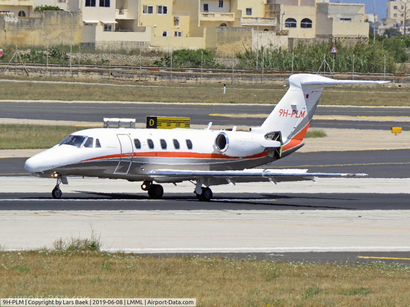9H-PLM, 1992 Cessna 650 Citation VI C/N 650-0217, Landing