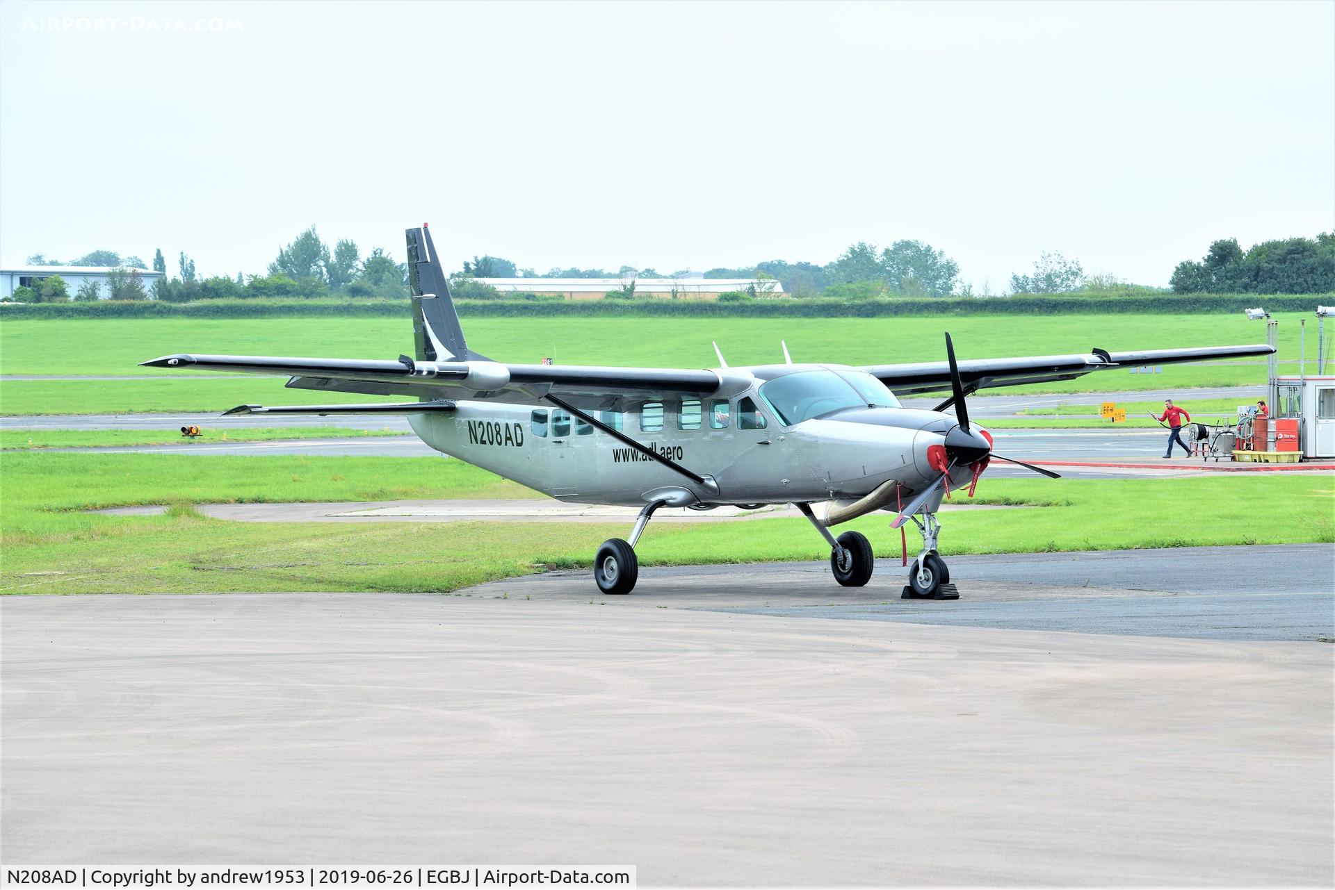 N208AD, 1997 Cessna 208B Grand Caravan C/N 208B0637, N208AD at Gloucestershire Airport.