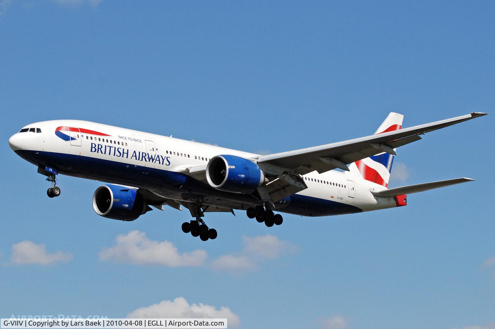 G-VIIV, 1999 Boeing 777-236 C/N 29964, RWY27L
