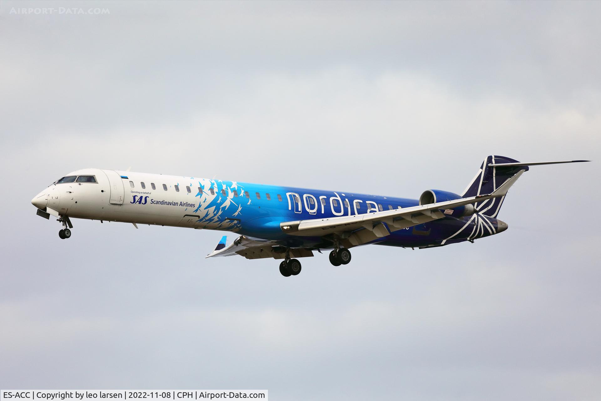 ES-ACC, 2011 Bombardier CRJ-900LR (CL-600-2D24) C/N 15262, Copenhagen 8.11.2022