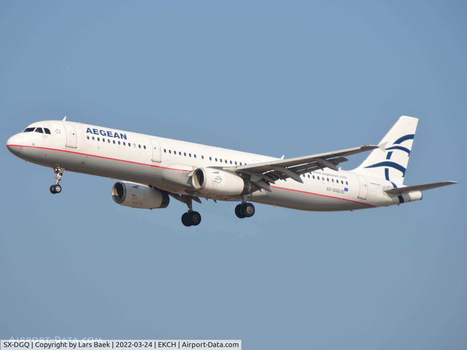 SX-DGQ, 2007 Airbus A321-232 C/N 3322, RWY22L