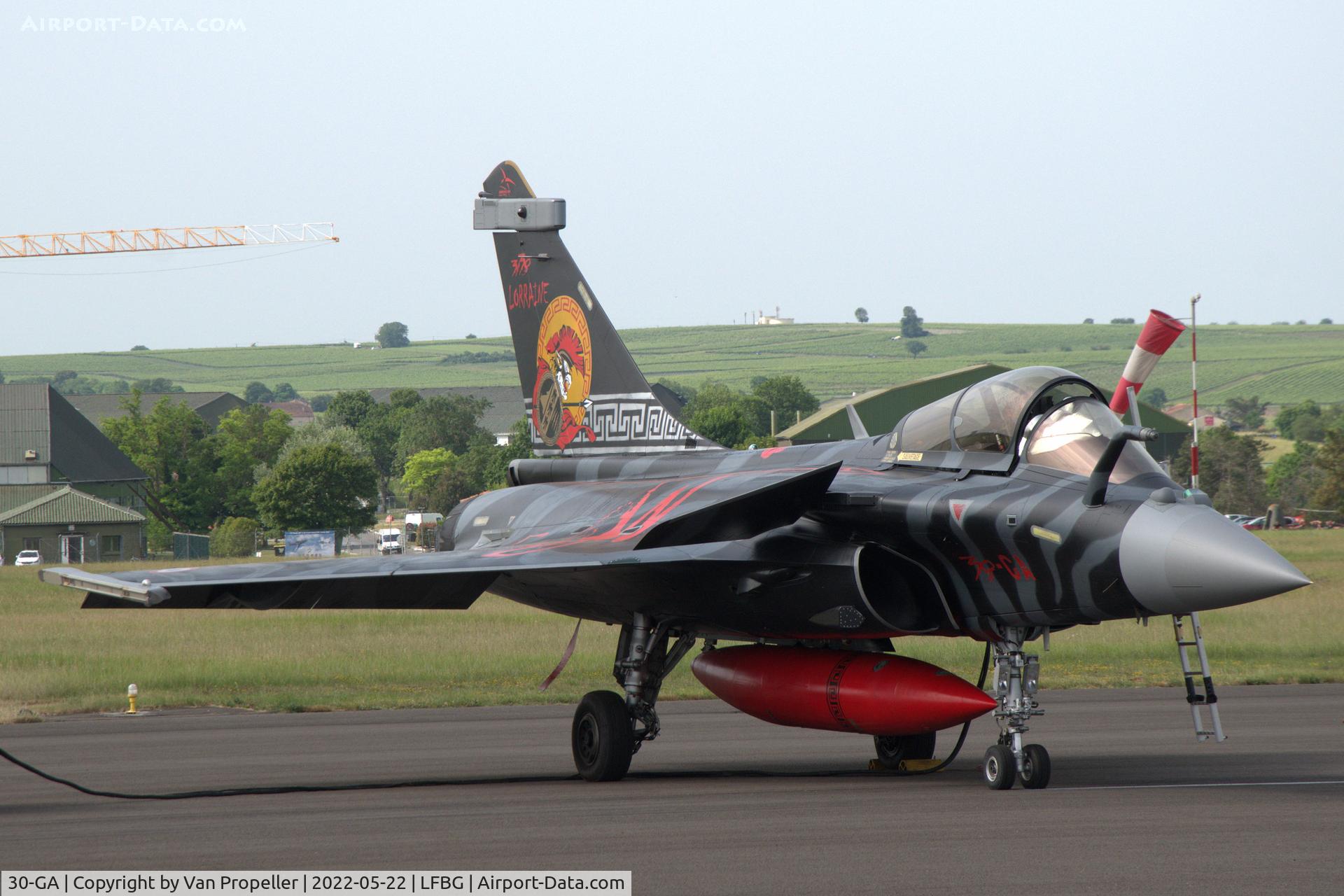 30-GA, Dassault Rafale C C/N 090, French Air Force Dassault Rafale C in display colours at Cognac - Châteaubernard air base, France, 2022