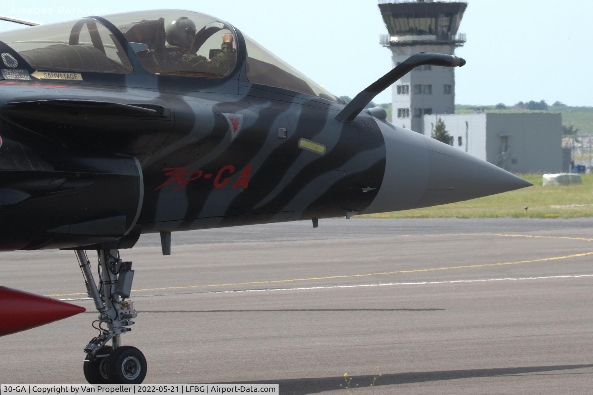 30-GA, Dassault Rafale C C/N 090, French Air Force Dassault Rafale C in display colours at Cognac - Châteaubernard air base, France, 2022