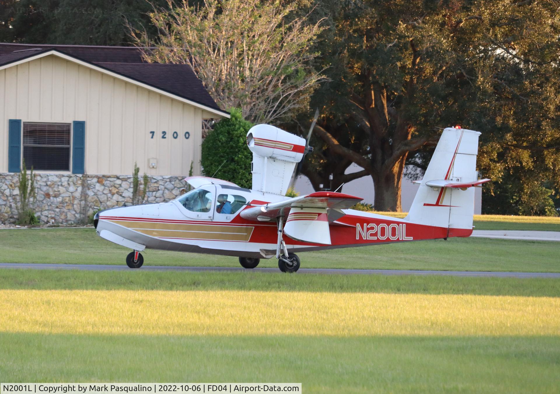 N2001L, 1966 Aerofab Inc Lake LA-4 C/N 334, Lake LA-4