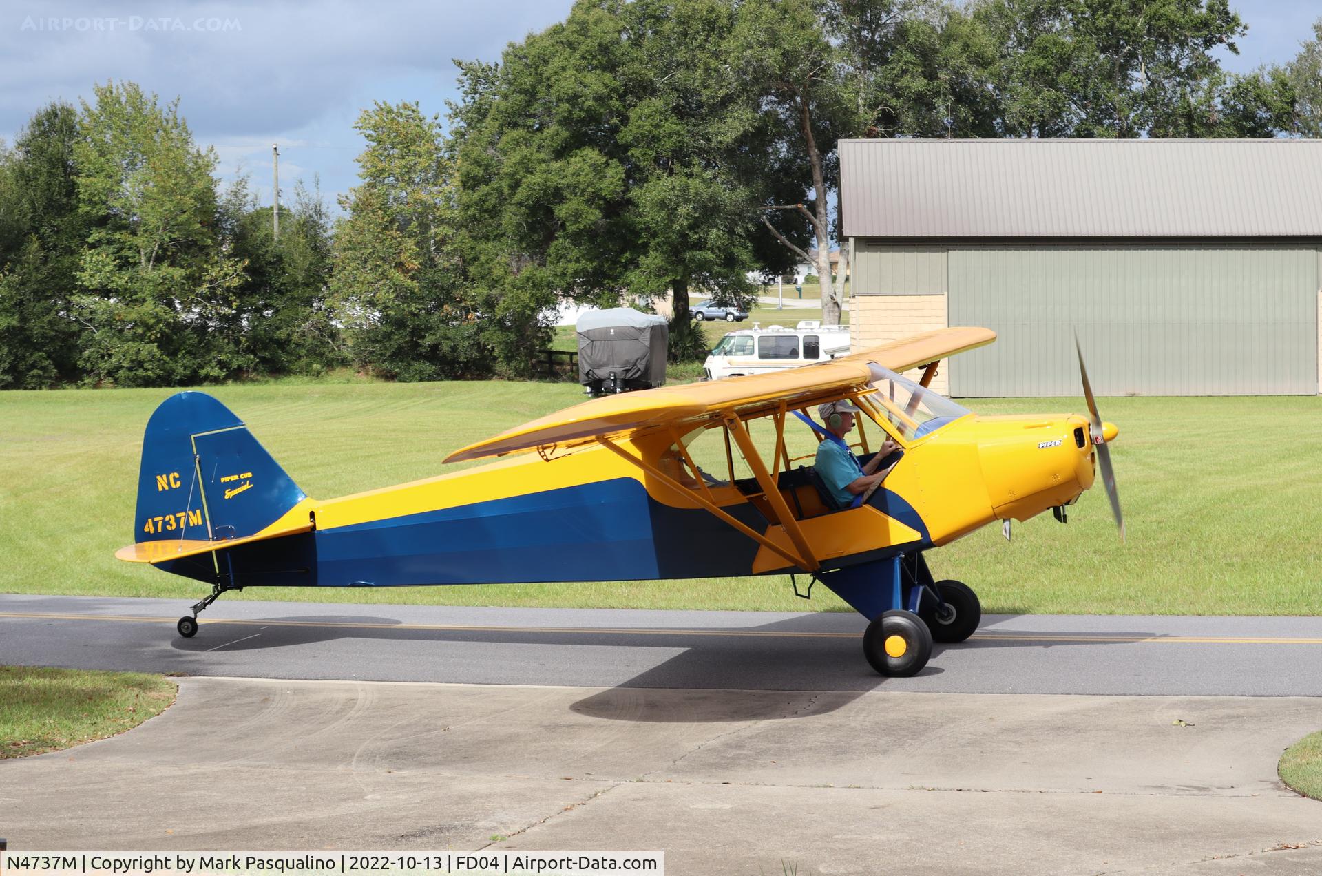N4737M, 1947 Piper PA-11 Cub Special C/N 11-249, Piper PA-11
