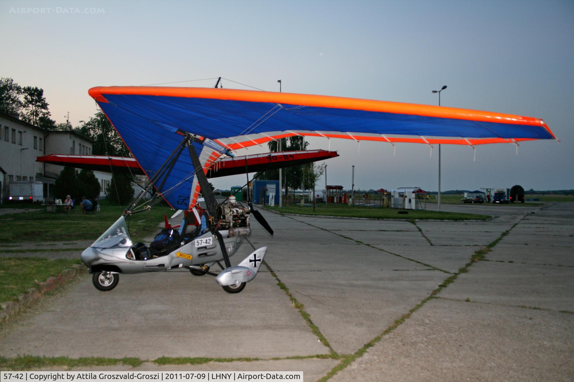 57-42, 2004 Apollo Jetstar C/N 190304, LHNY - Nyiregyháza Airport, Hungary