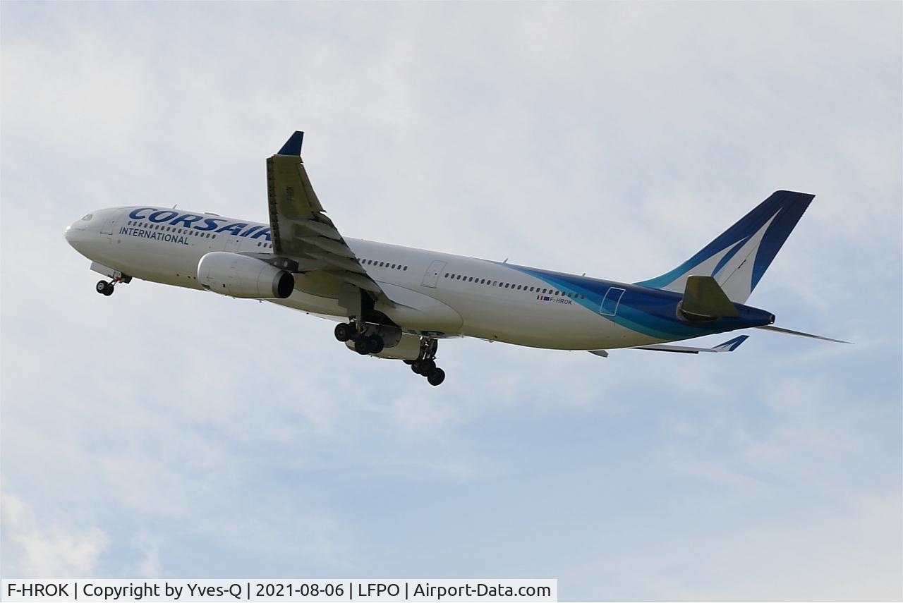 F-HROK, 2010 Airbus A330-343 C/N 1103, Airbus A330-343, Climbing from rwy 24, Paris Orly Airport (LFPO-ORY)