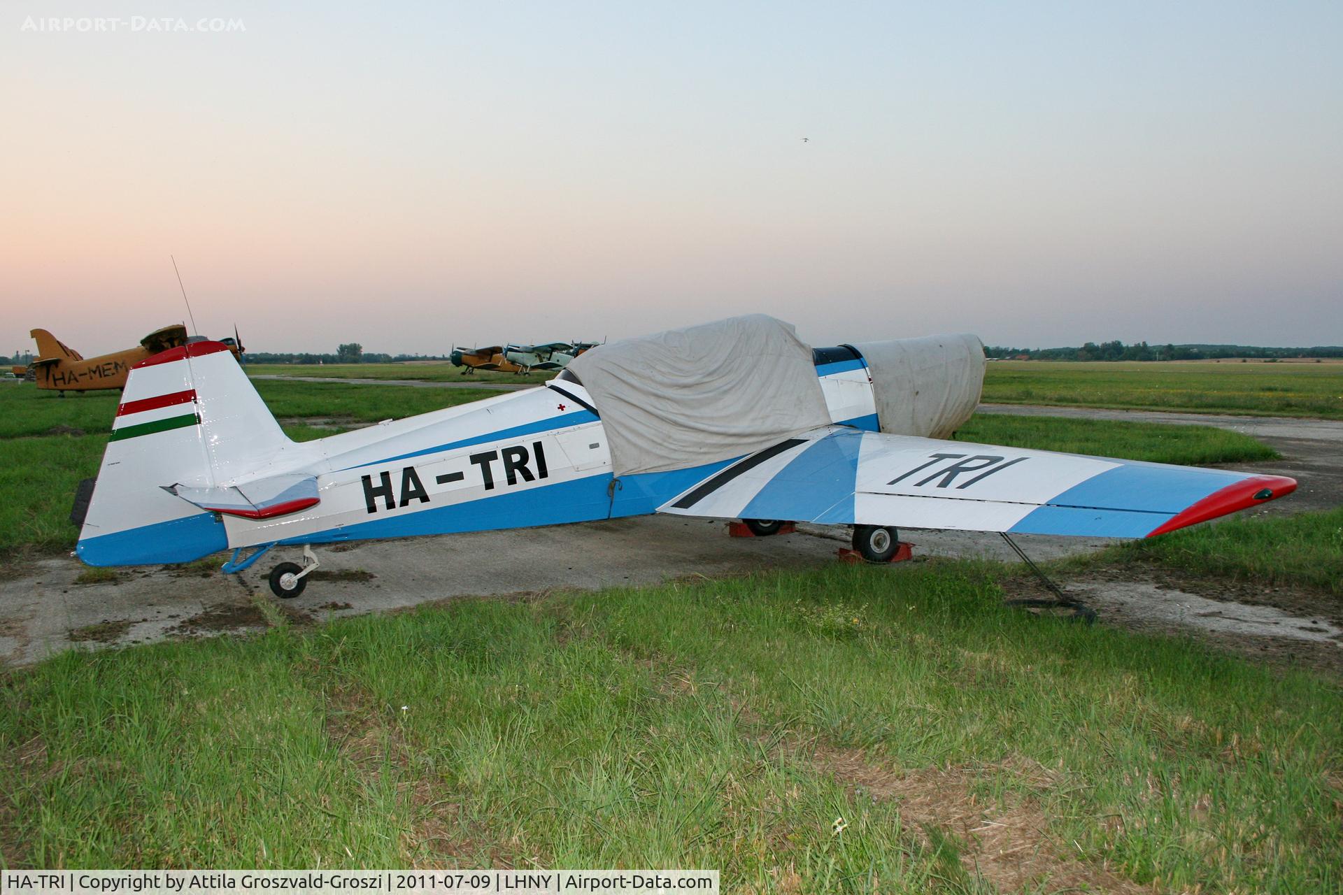 HA-TRI, Zlin Z-326M C/N 625-07, LHNY - Nyiregyháza Airport, Hungary
